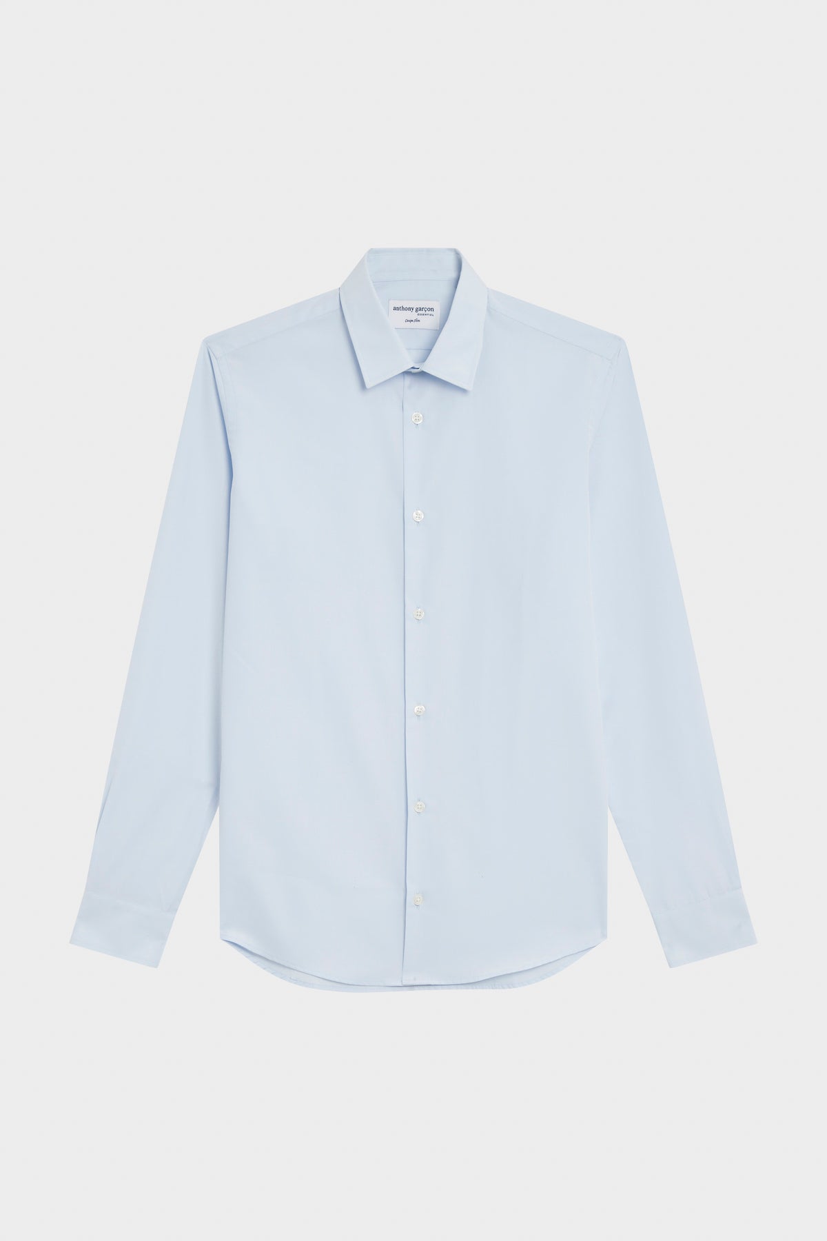 Chemise slim Pop col français en coton
