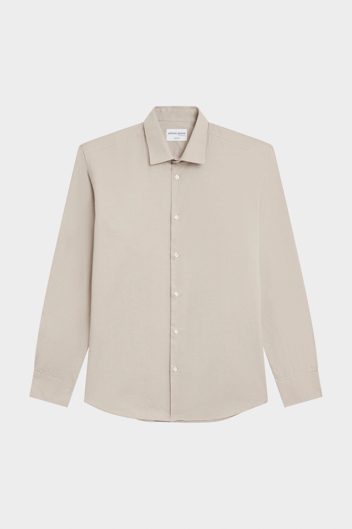 Chemise slim Aurelio col français en coton