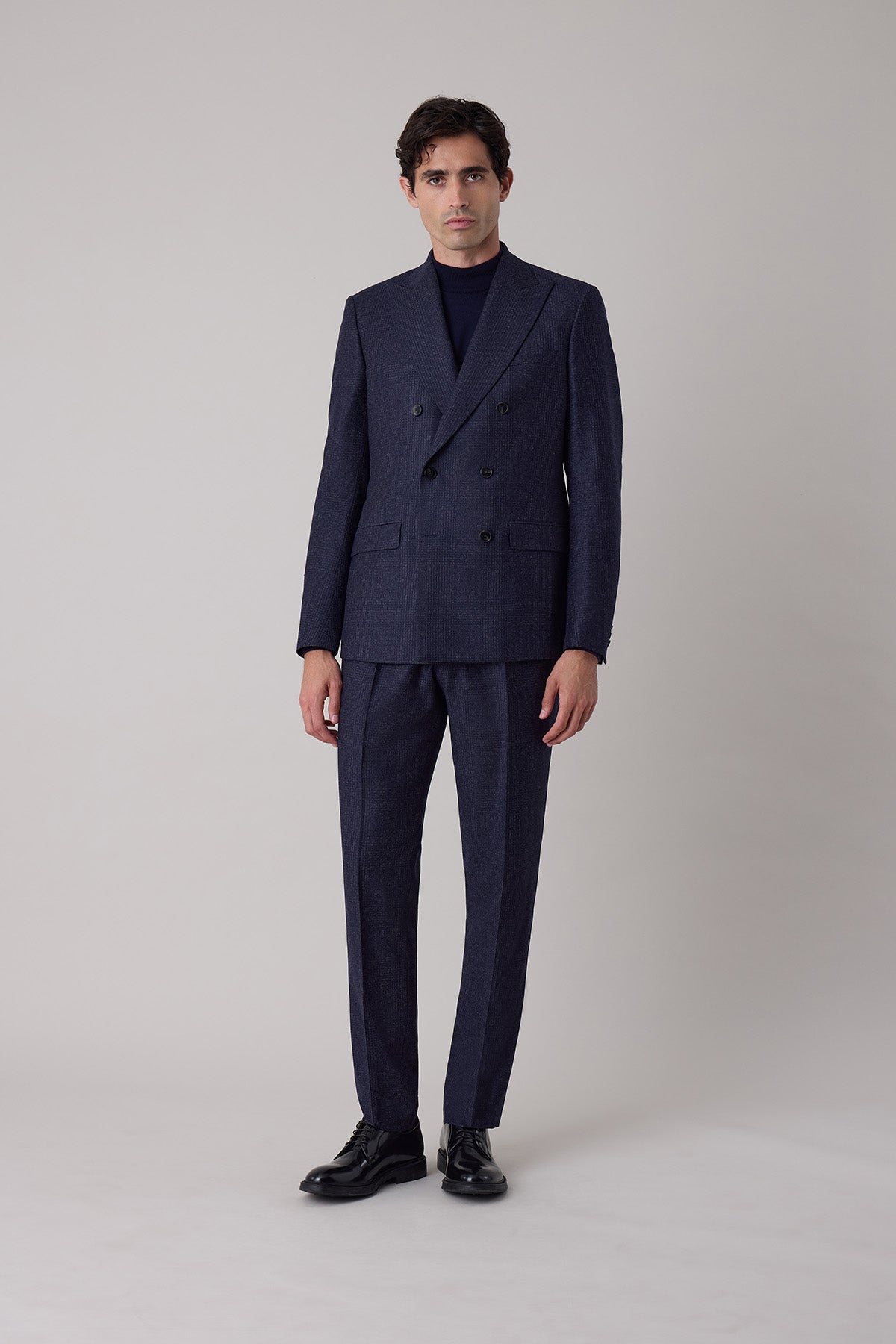 Costume croisé Chester en laine vierge