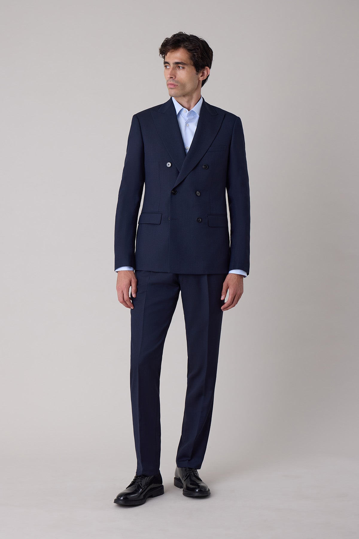 Costume croisé Valk en laine vierge
