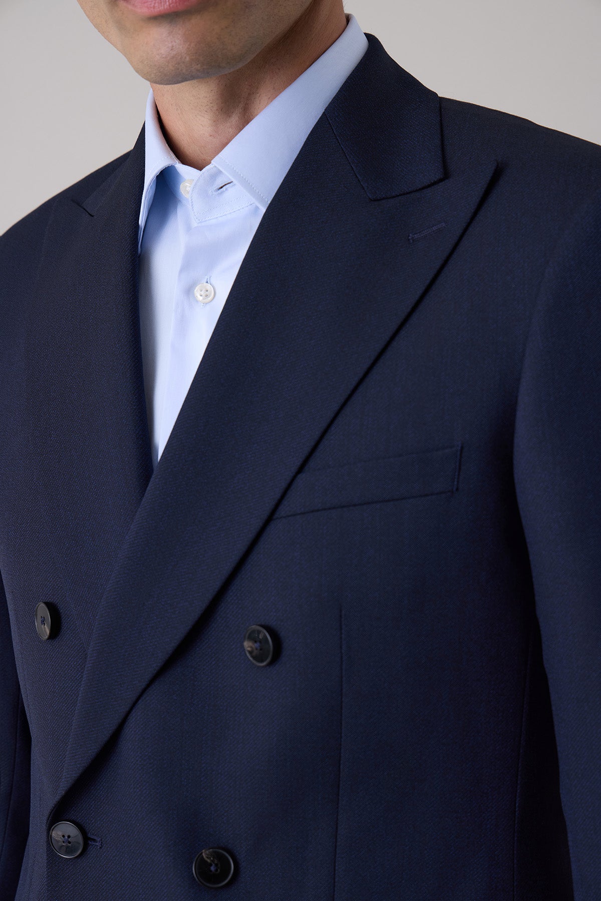 Costume croisé Valk en laine vierge