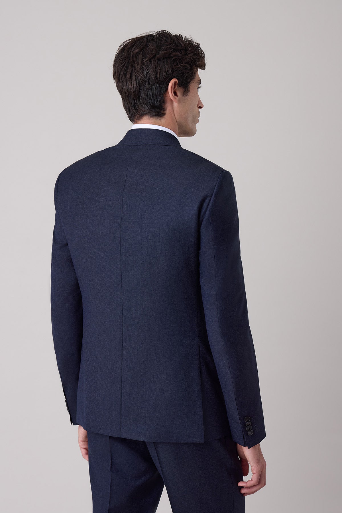 Costume croisé Bergen en laine vierge