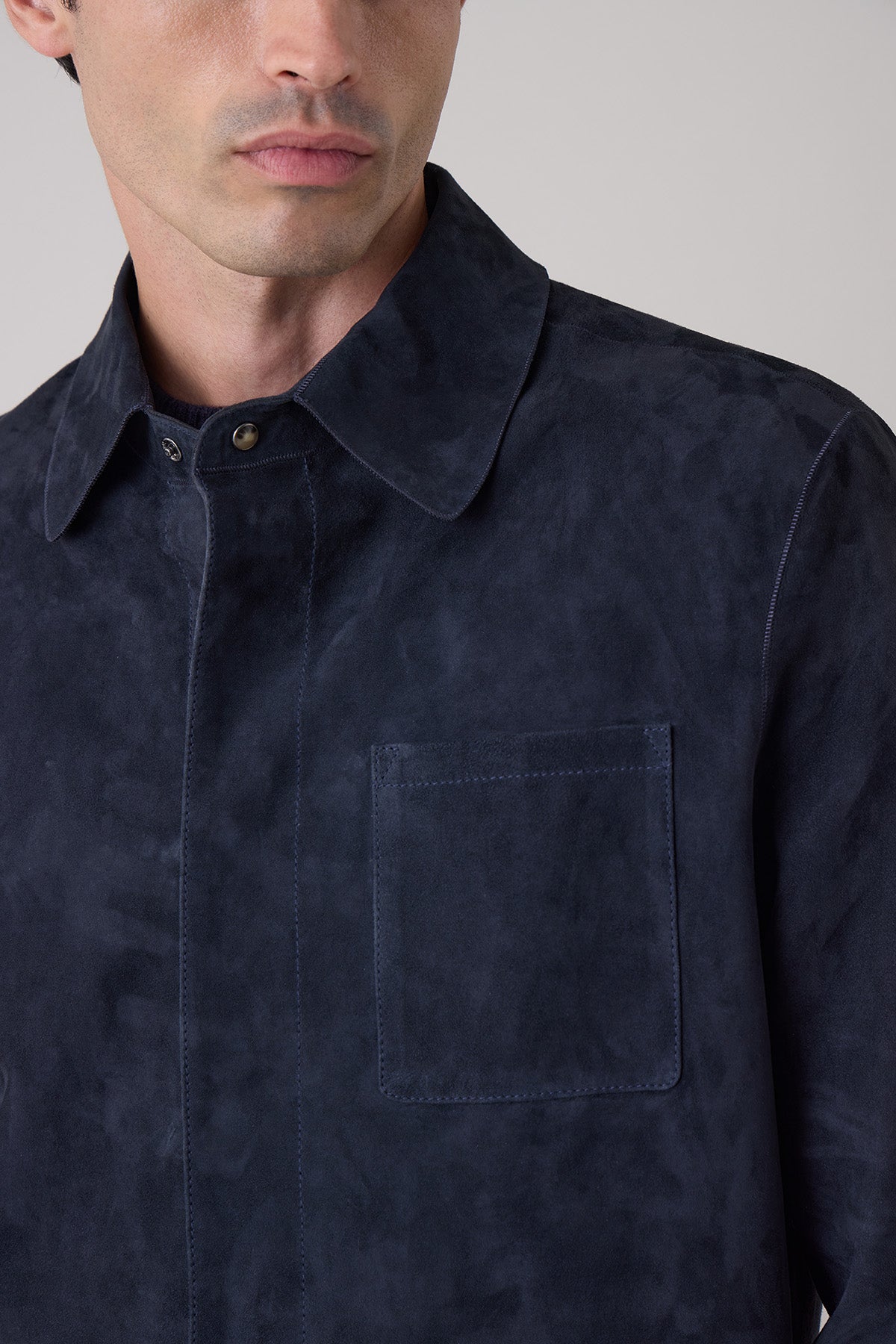 Surchemise Toledo en cuir d'agneau