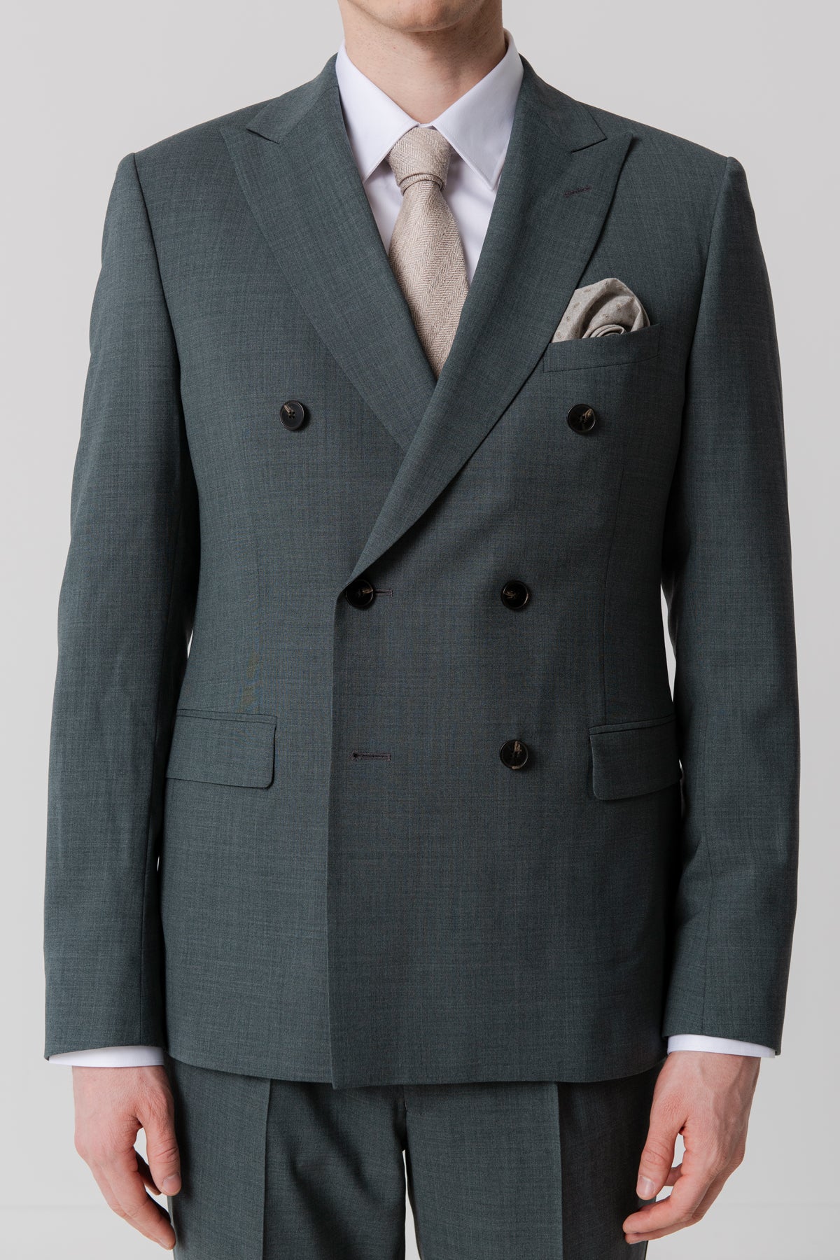 Costume croisé Odeon en laine vierge