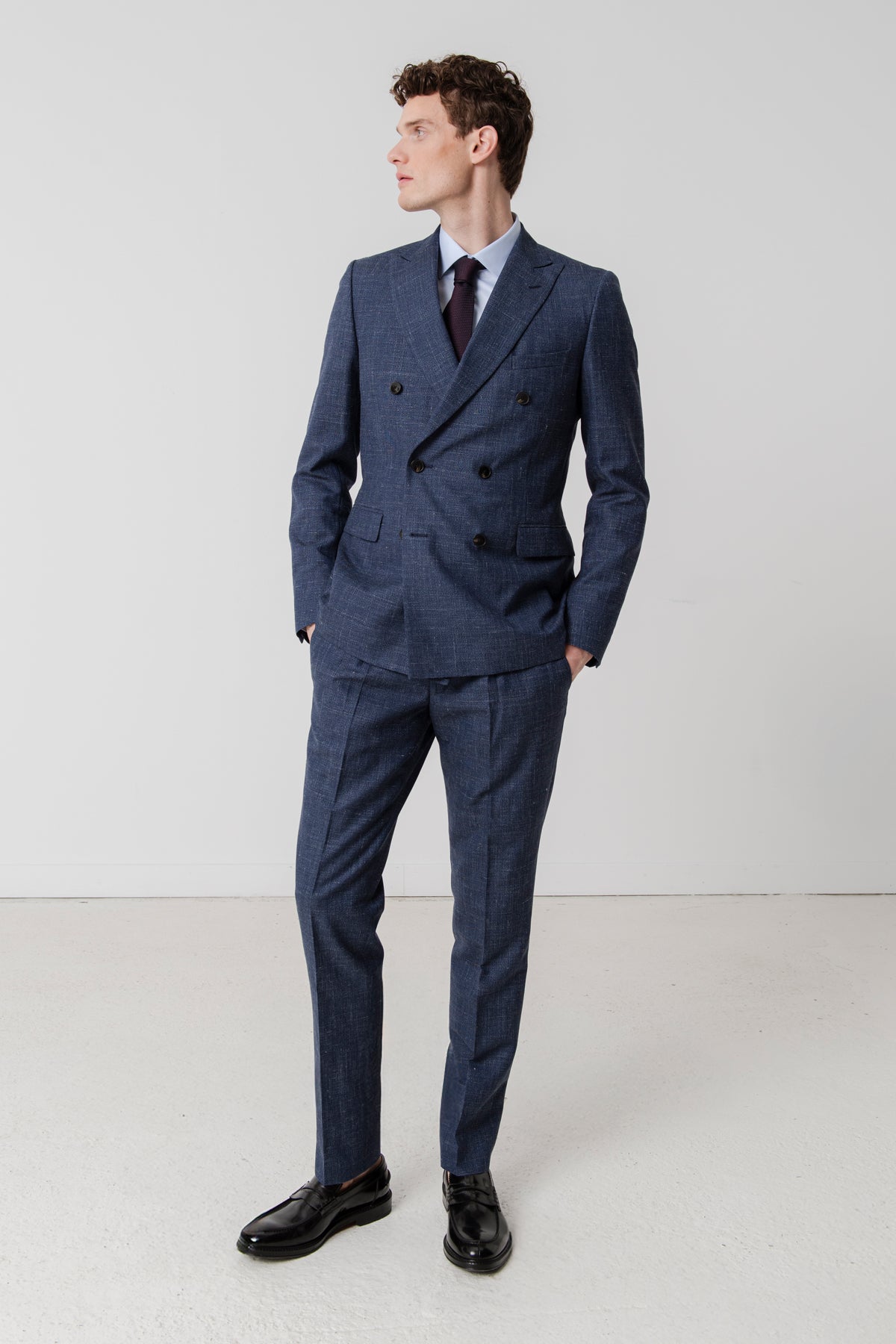 Croise Bleu Marine Veste Homme CroisÃ©e Le Costume Castellet Homme