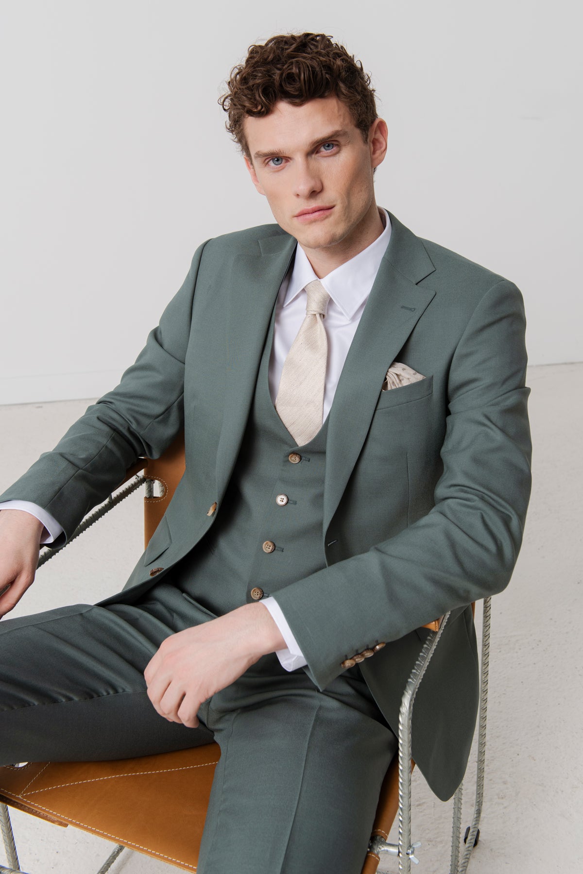 Gilet de costume Bangor en laine vierge