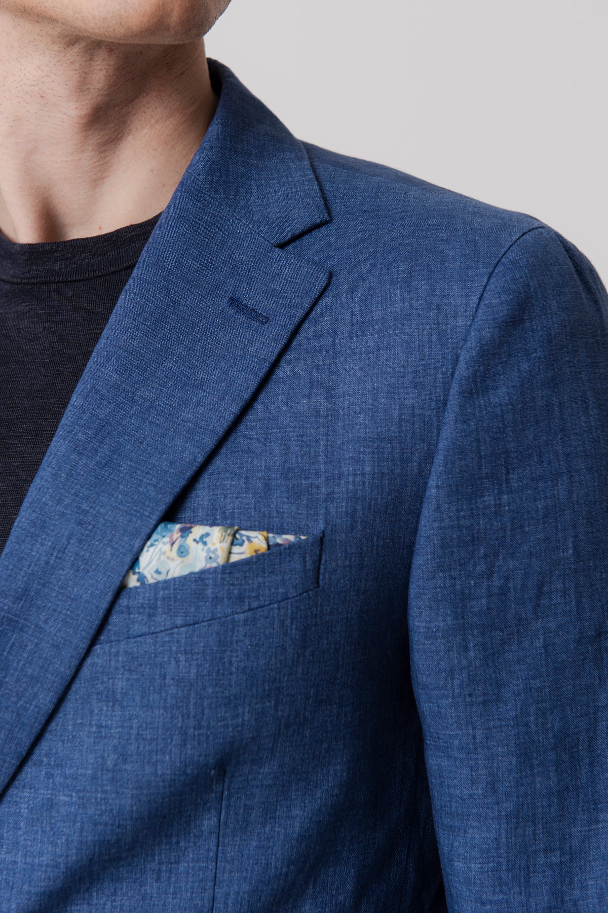 Costume Arcachon bleu en lin