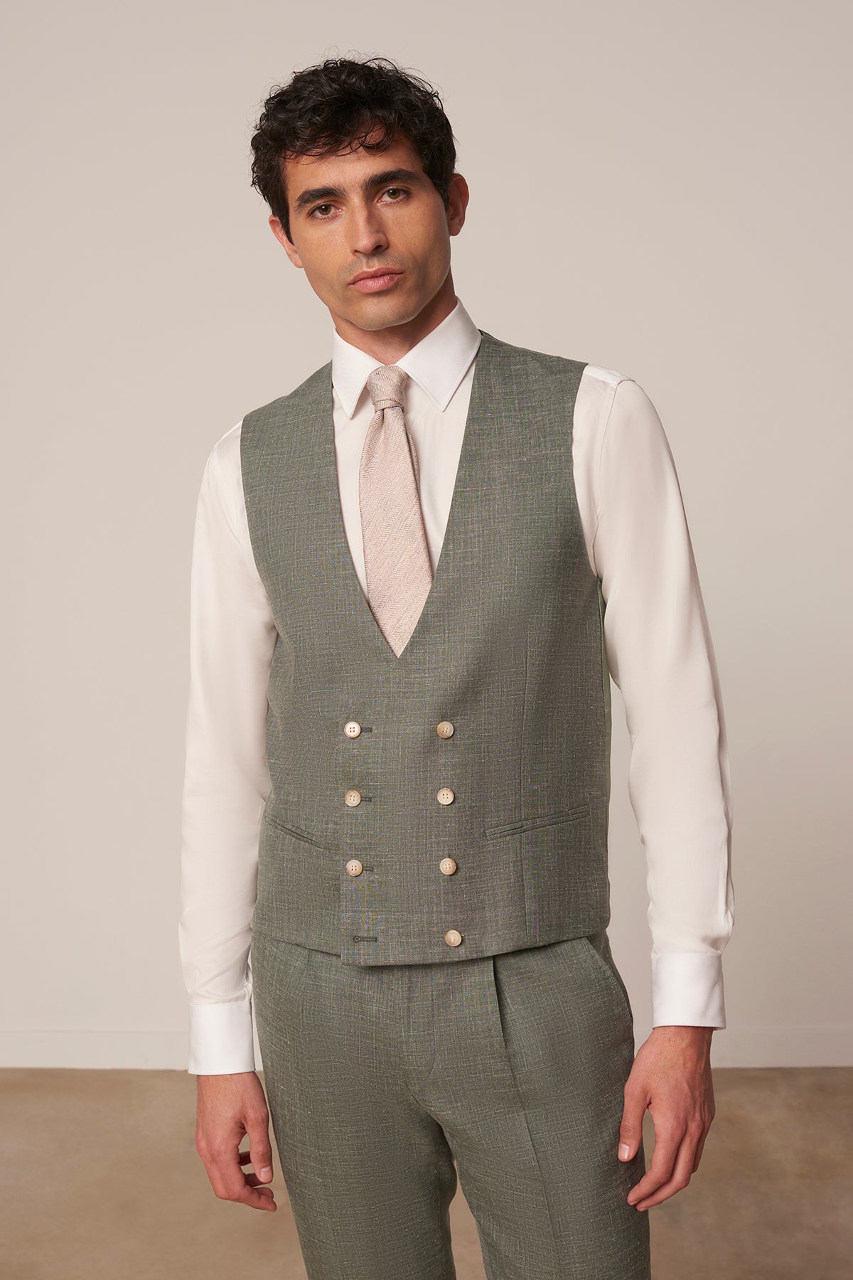 Gilet croisé Cabaneros en laine vierge