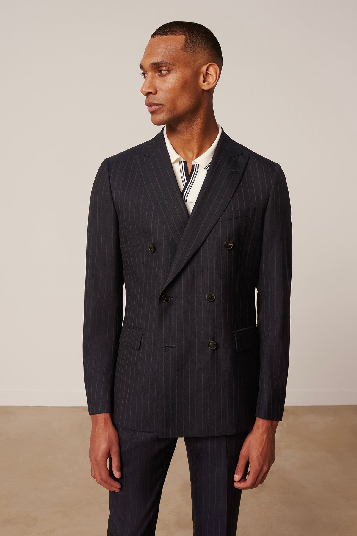 Costume croisé Miro en laine vierge