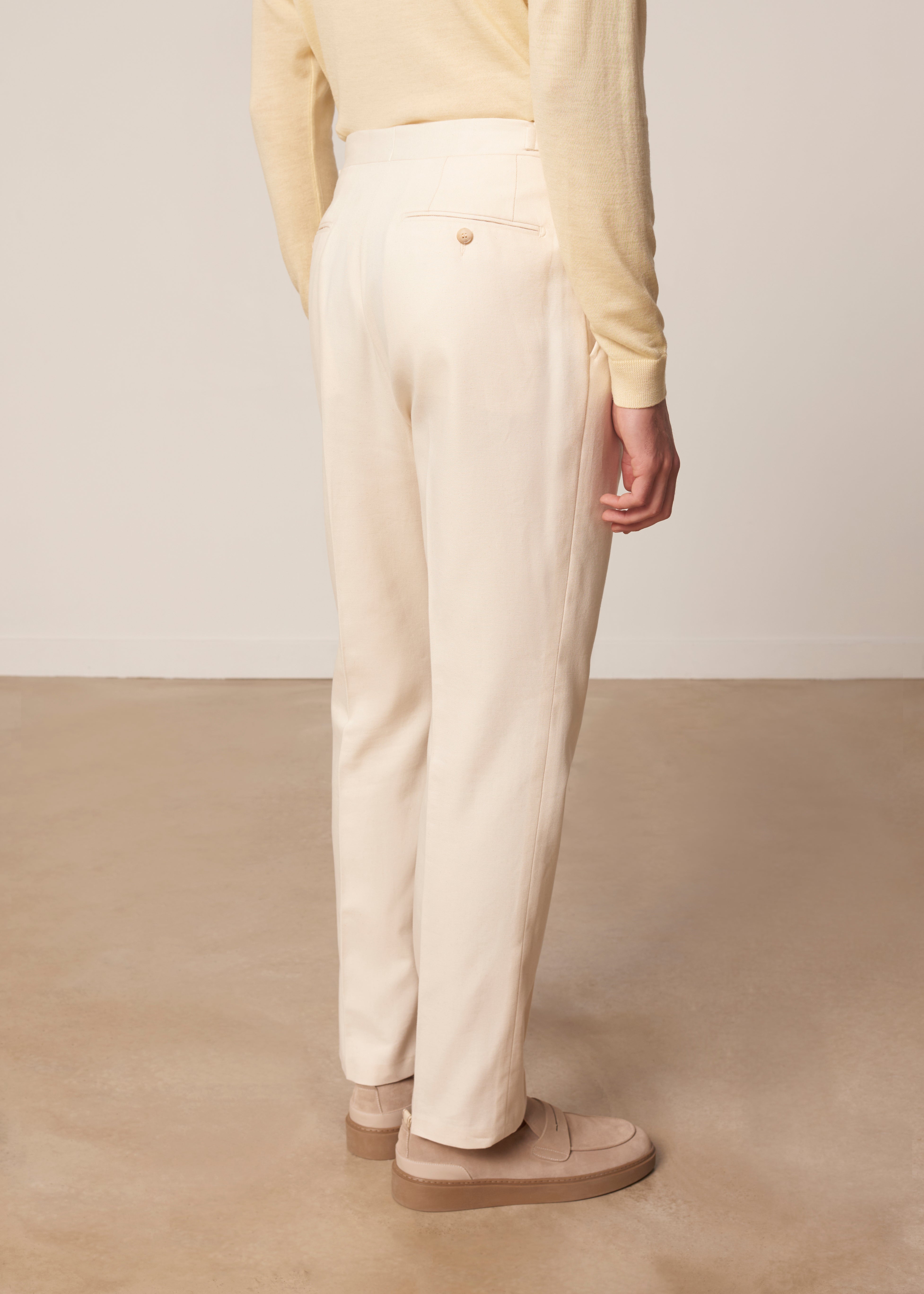 Pantalon droit Cristobal en coton