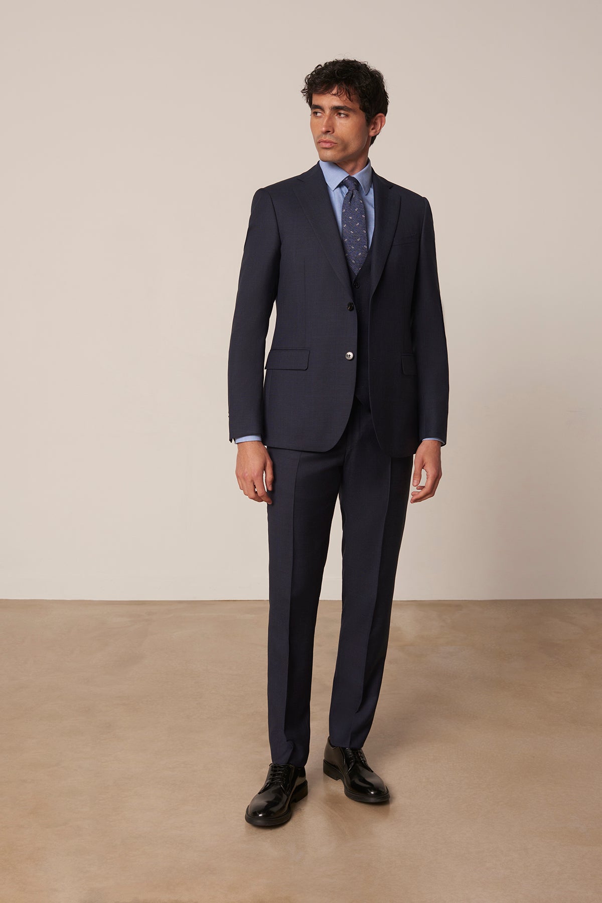 Costume droit Alcazar en laine vierge