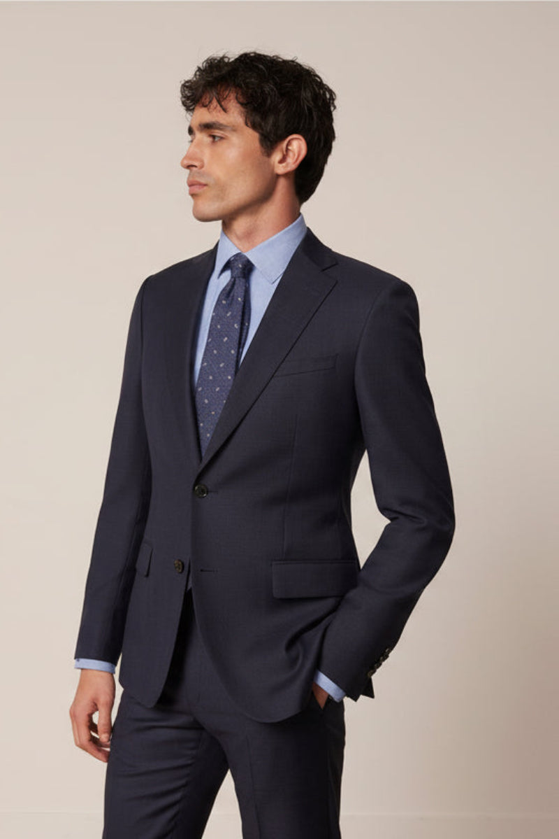 Alcazar virgin wool regular-fit suit