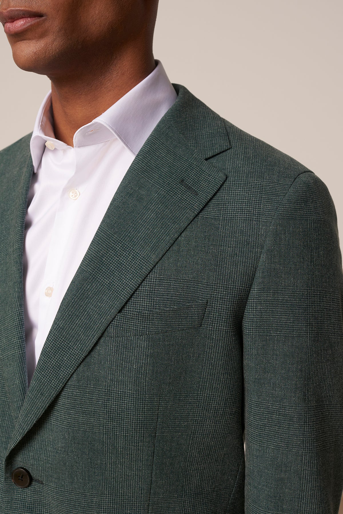 Costume droit Battlo en laine vierge coton et soie