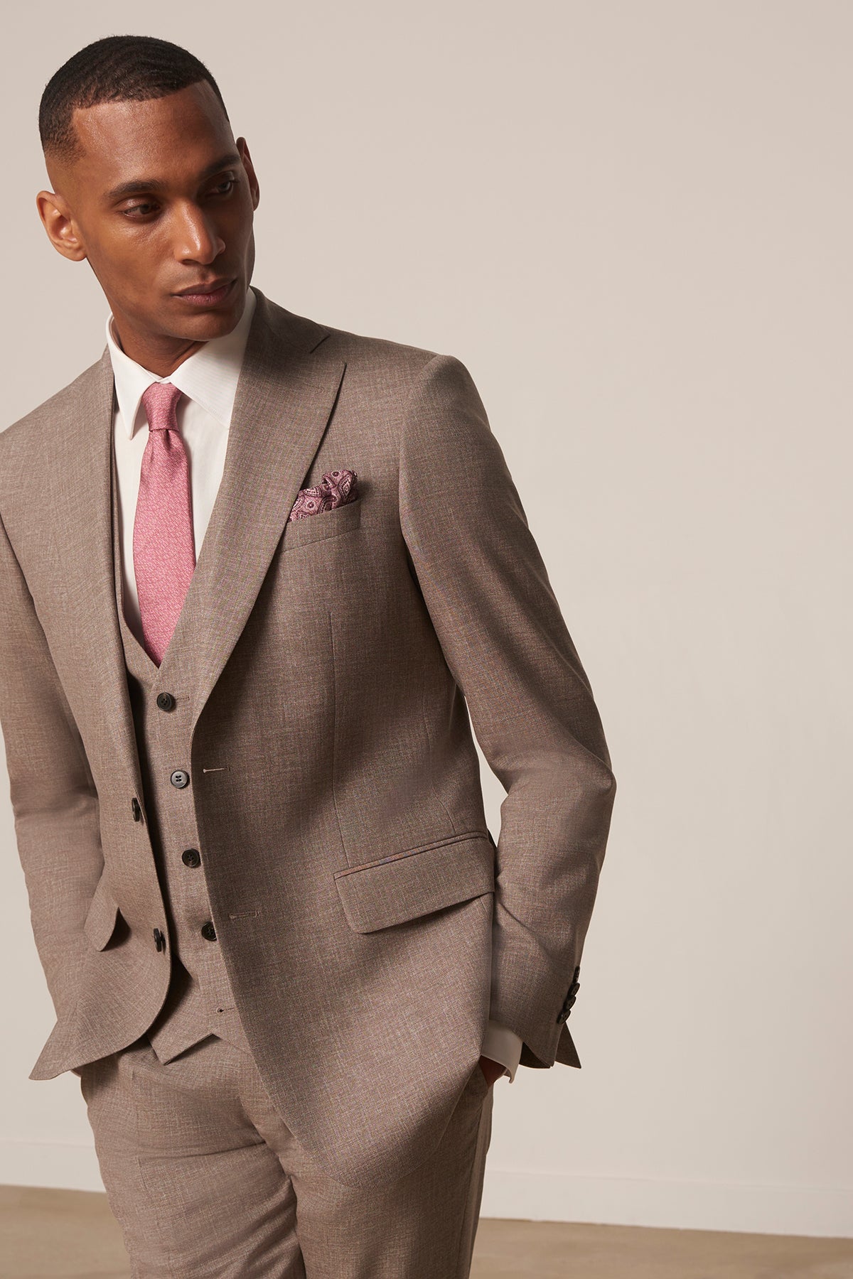 Costume droit Gaudi en laine vierge