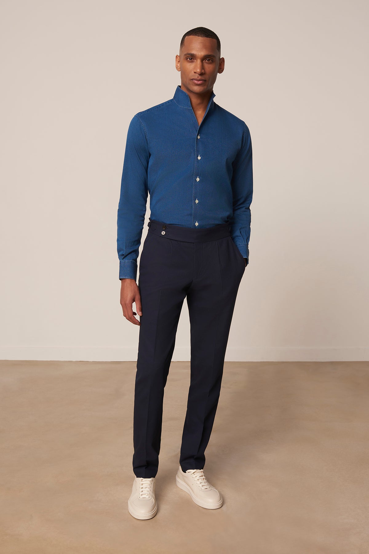 Chemise regular Nebraska col Indien