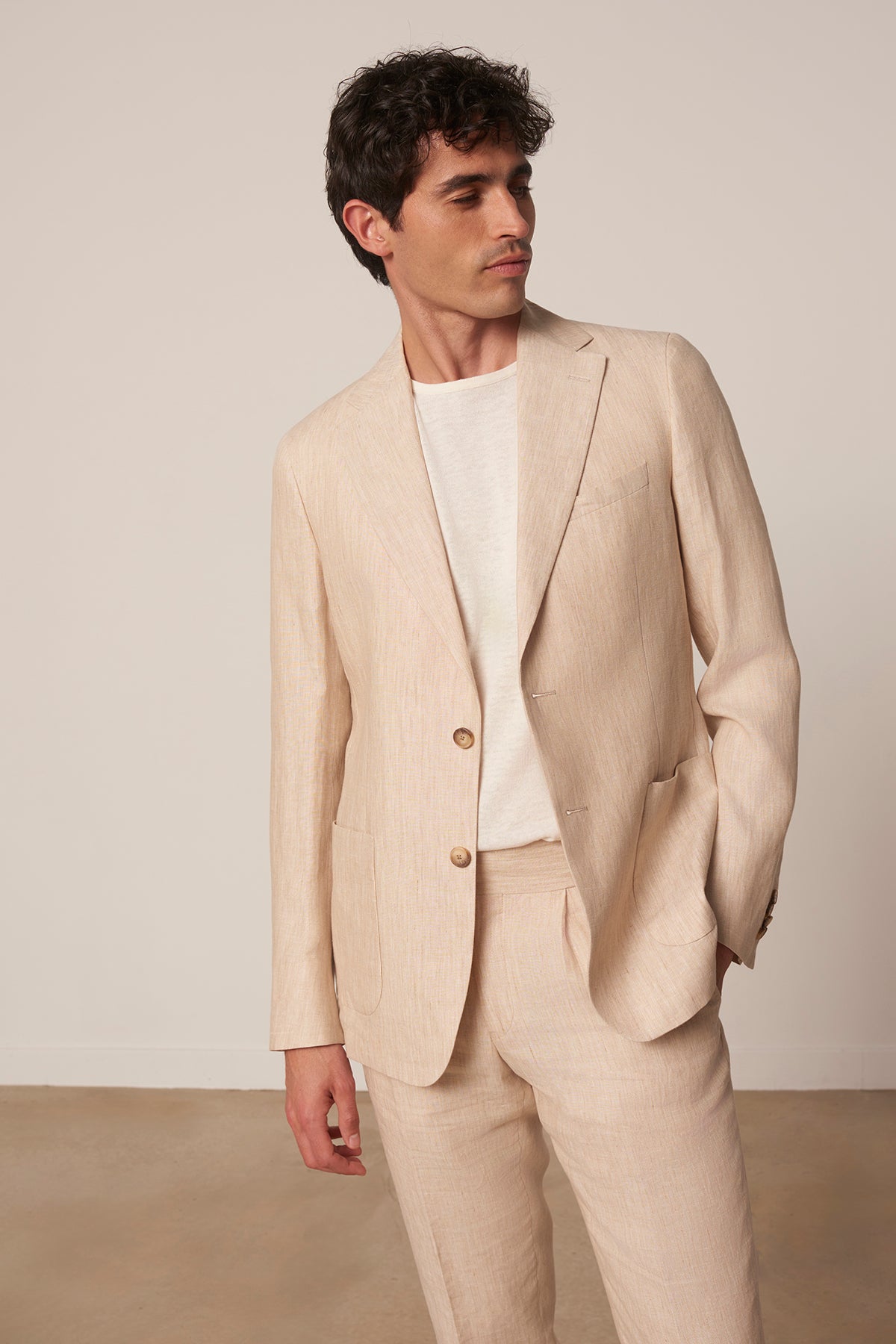 Costume droit Salamanca en lin