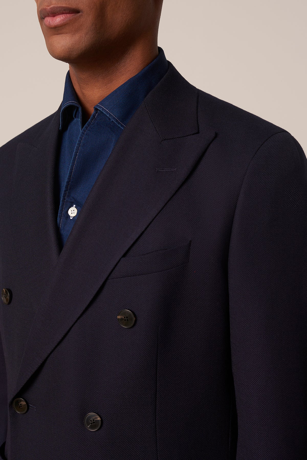 Estaque double-breasted wool jacket