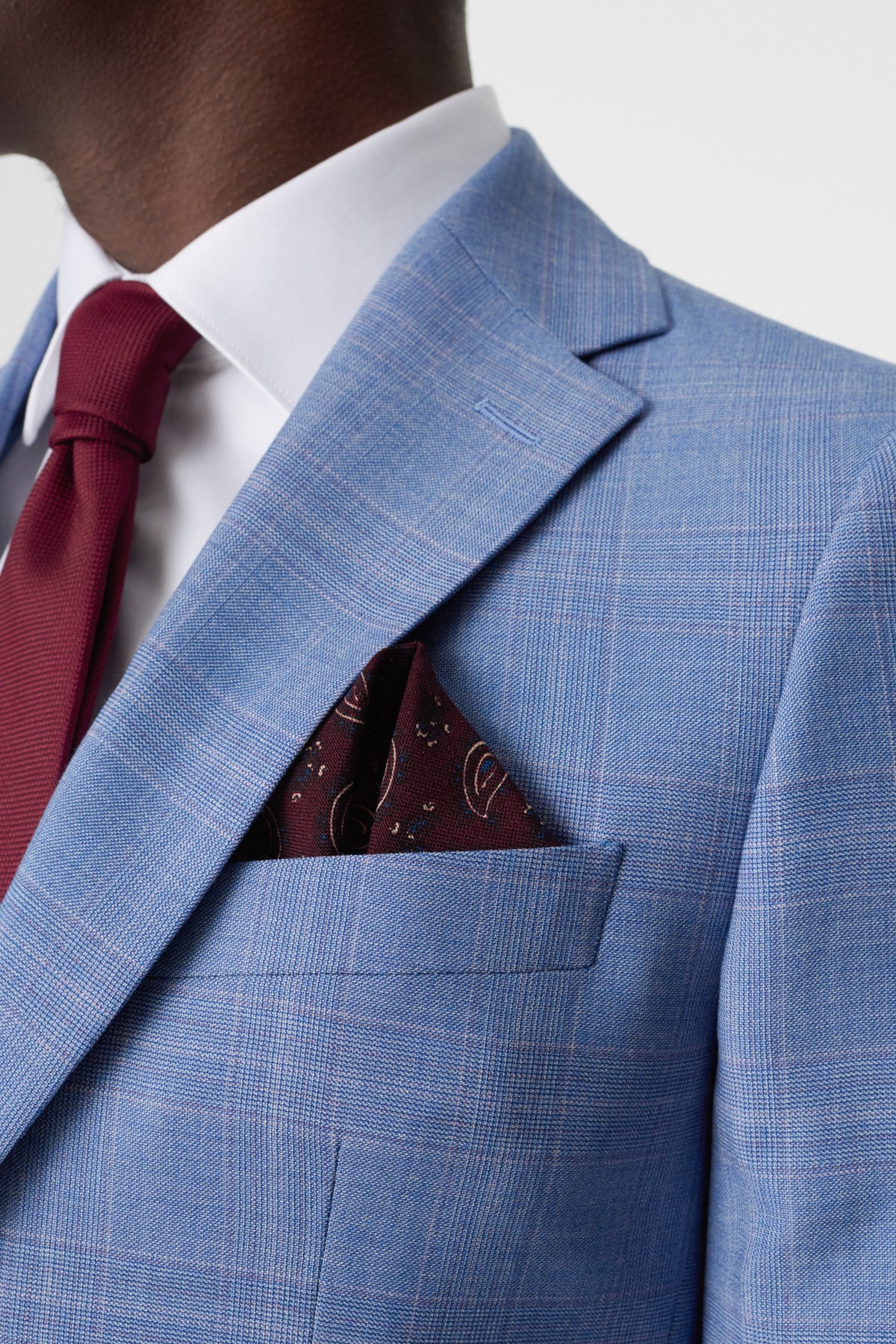 Costume Armor bleu en laine vierge