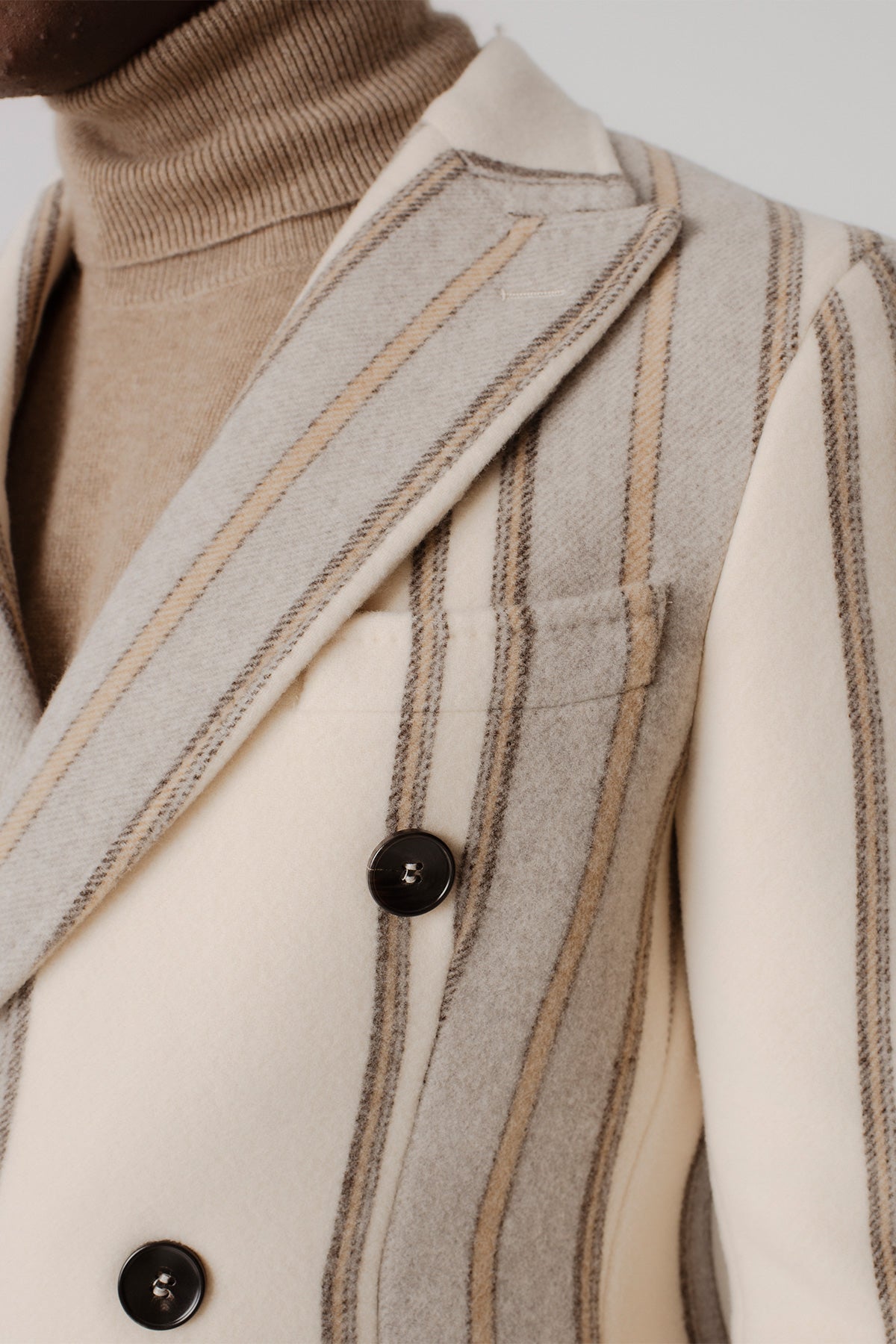 Manteau long Bjork en laine et cachemire