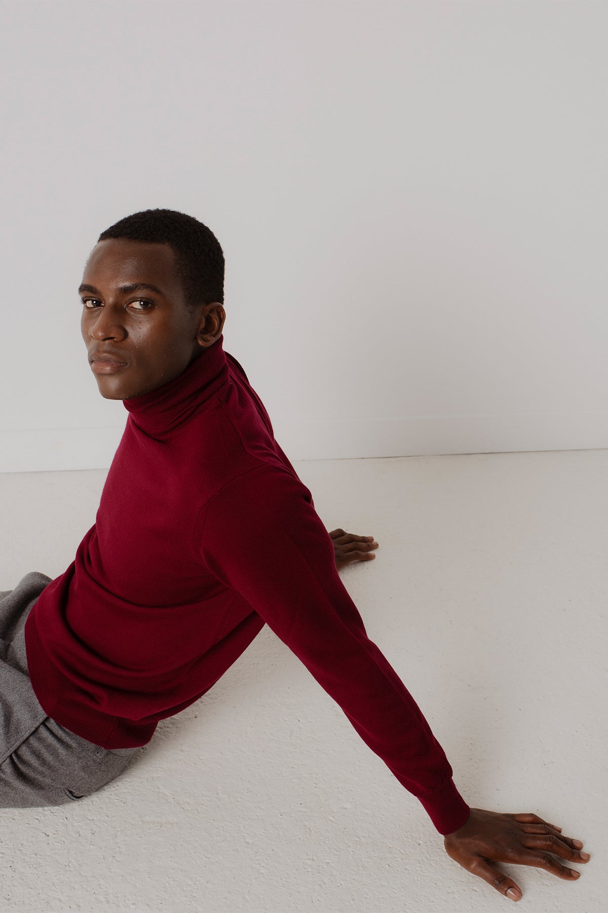 Pull col roulé Briac Marostica en laine