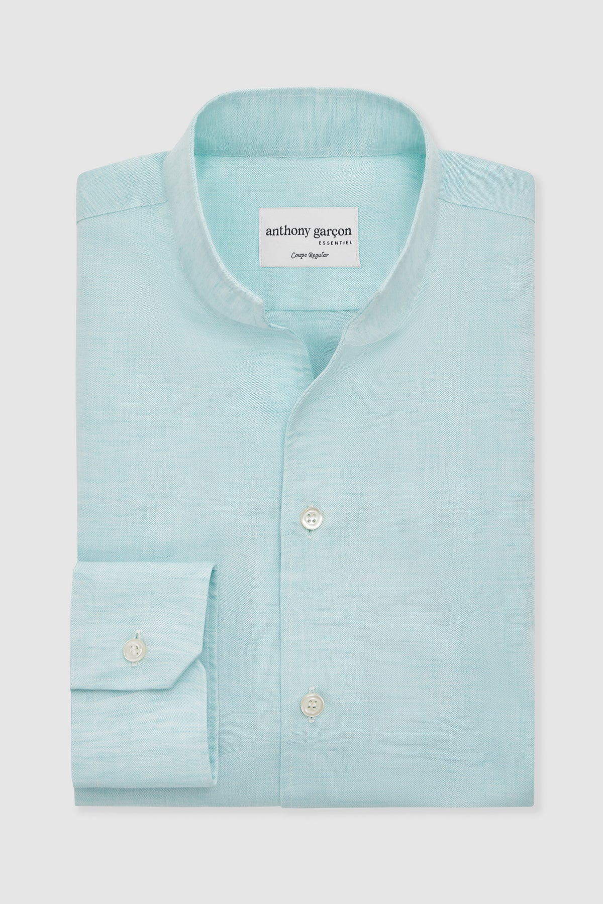 Chemise regular Tremiti col ouvert vert