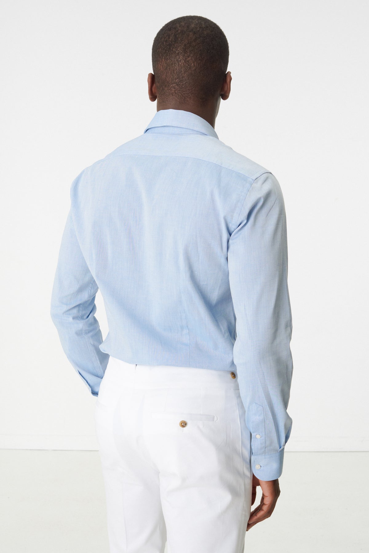 Chemise Slim Massimo bleue