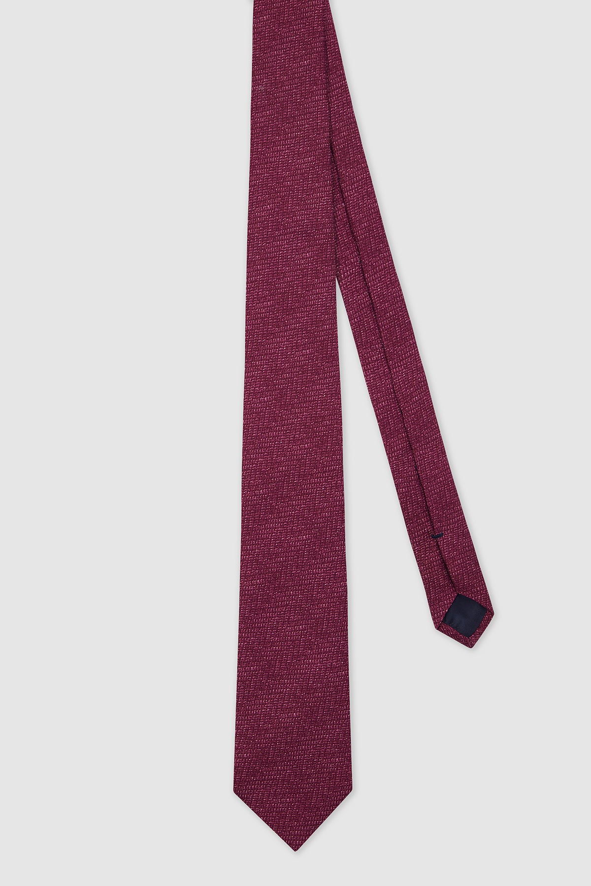 Cravate Sacha en laine bordeaux