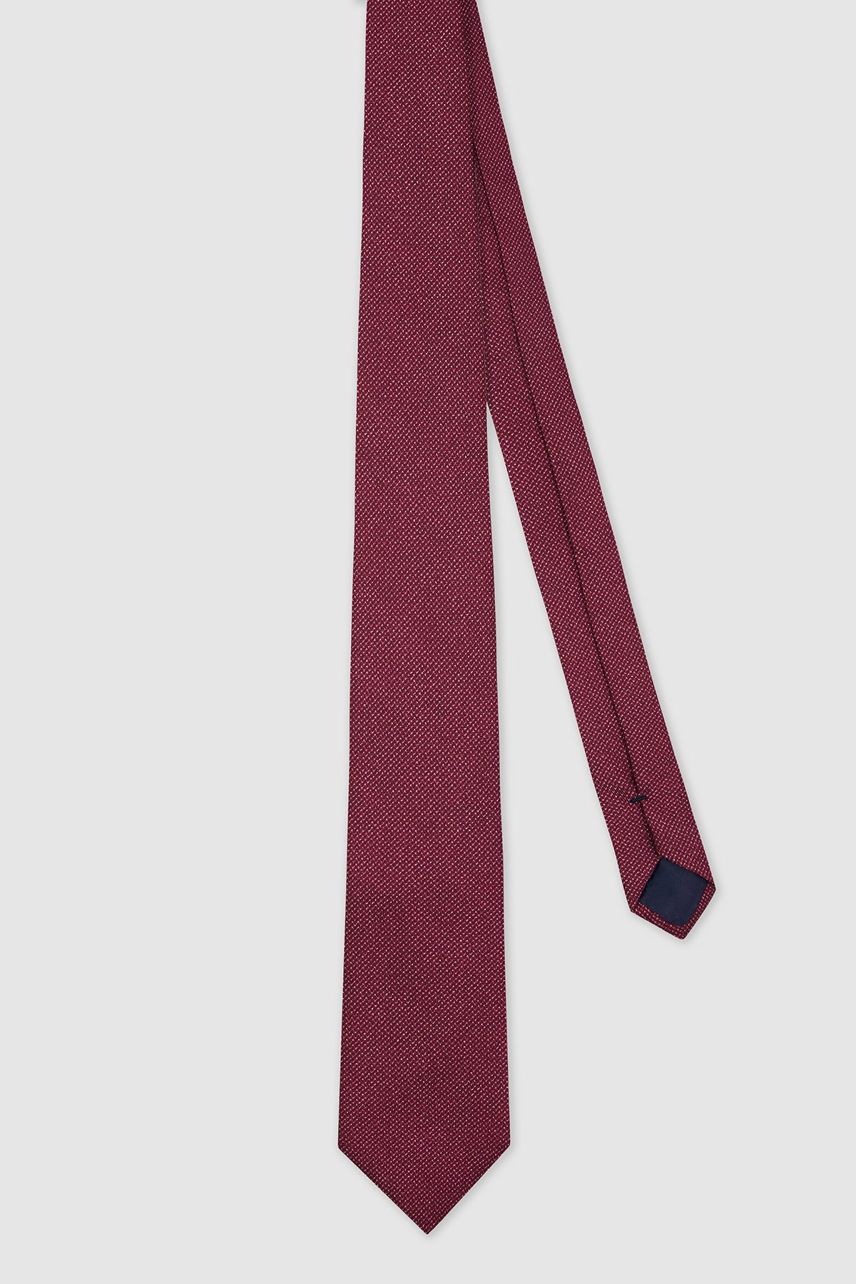 Cravate Thesee en laine bordeaux