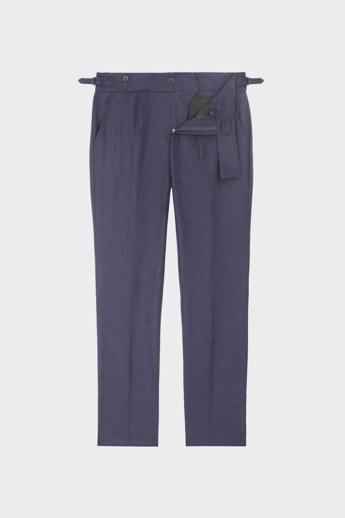 Pantalon en flanelle Edward marine