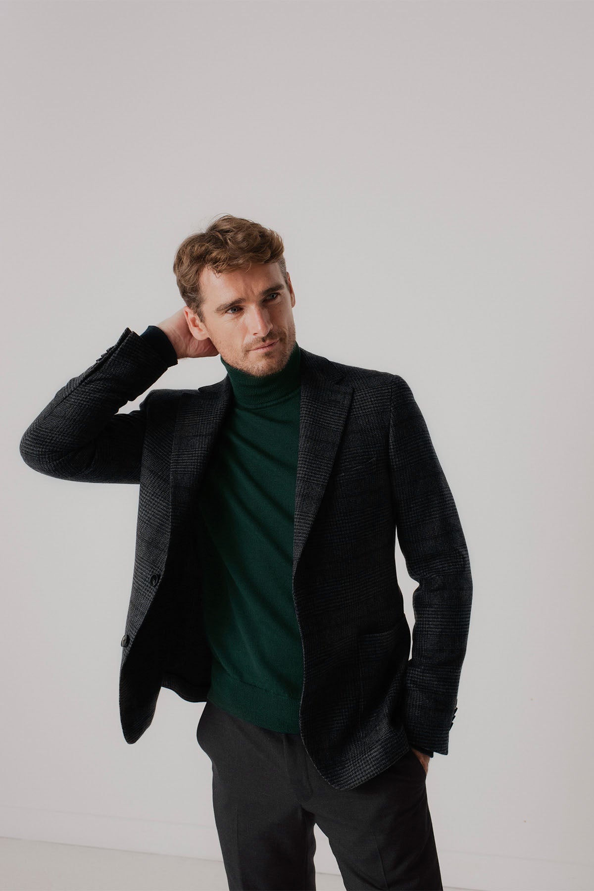 Veste blazer Highlands en laine vierge