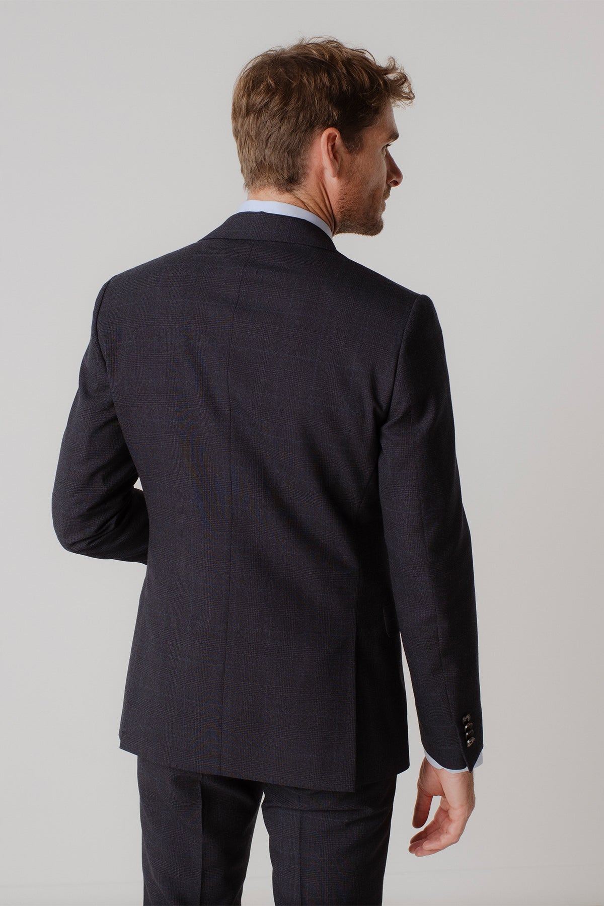 Costume Holmes prince de galles en laine vierge