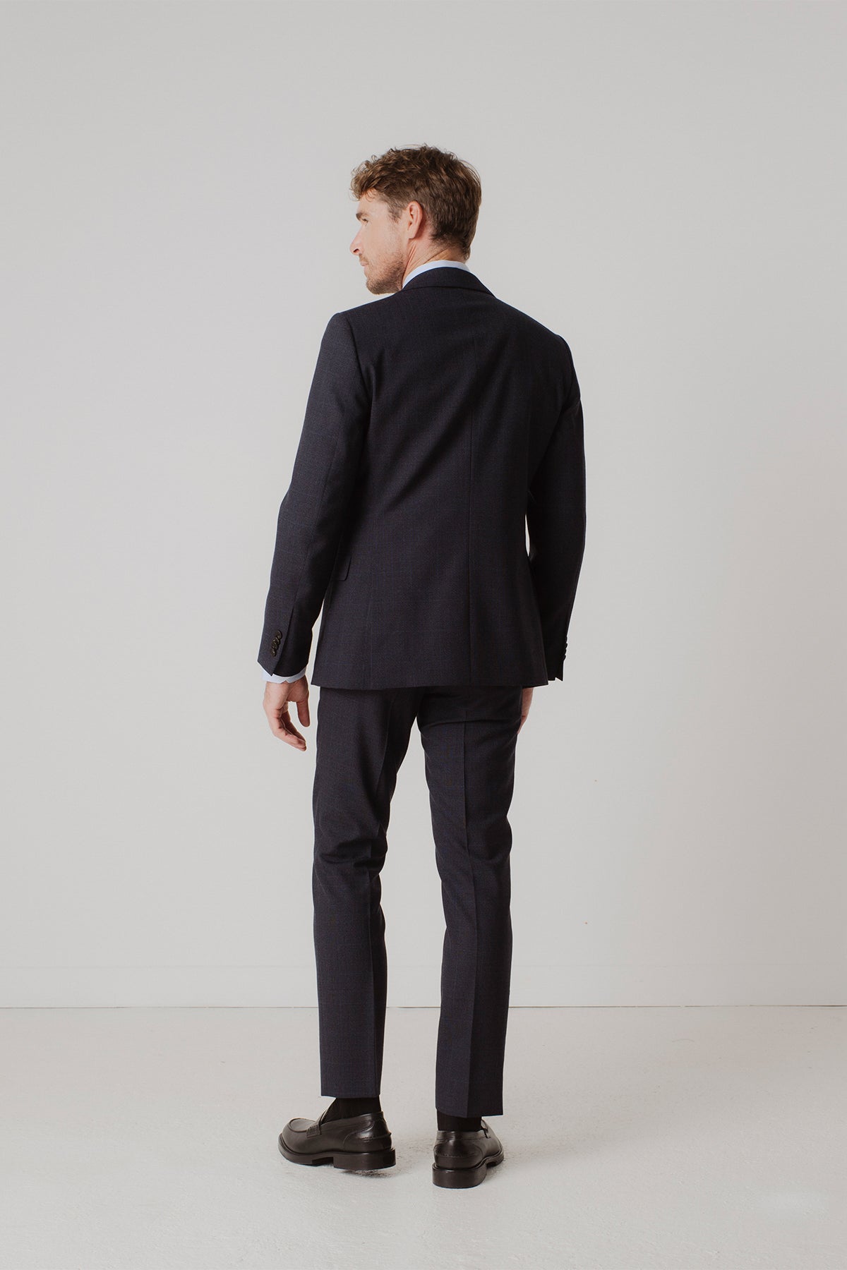 Costume Holmes prince de galles en laine vierge