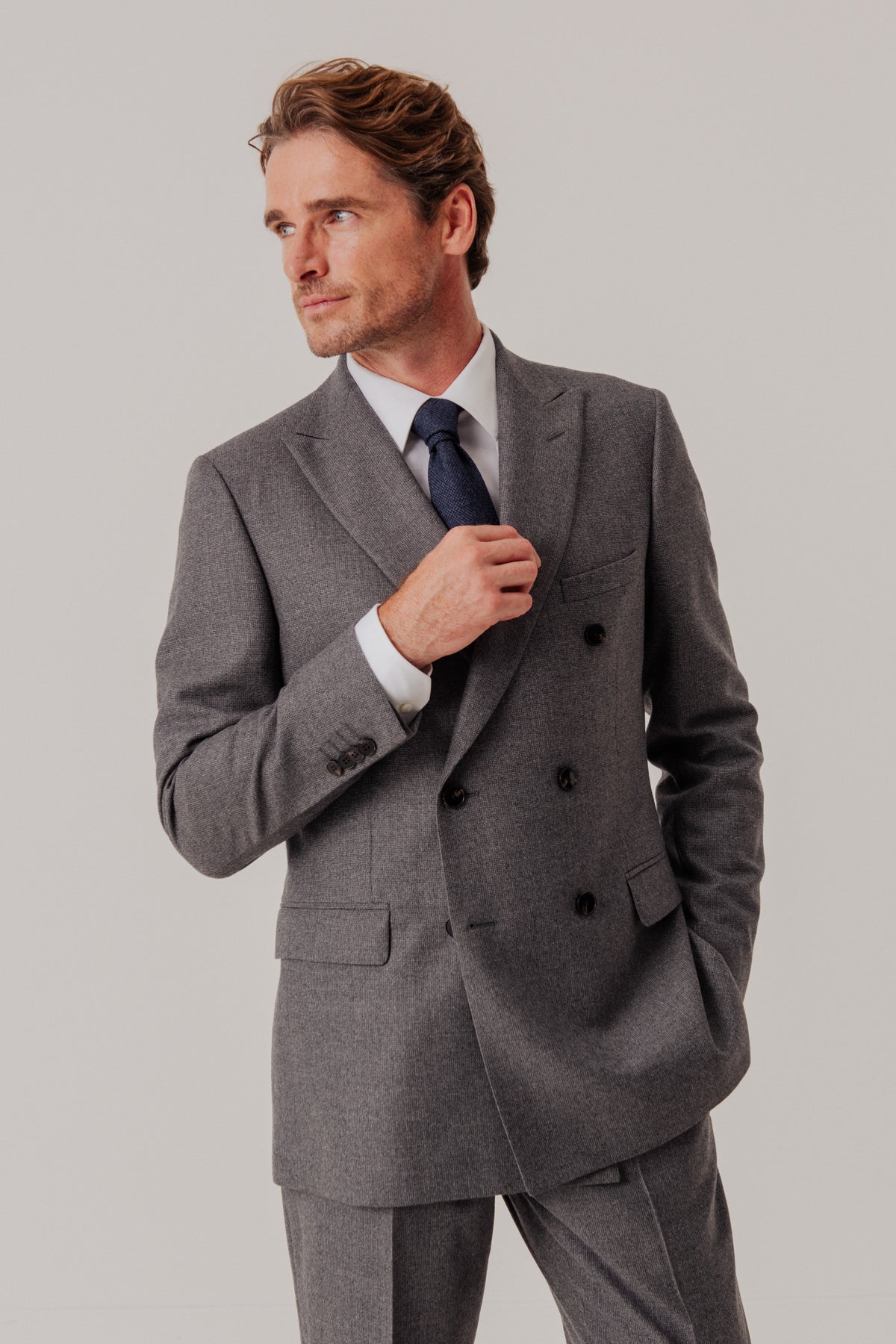 Costume croisé Kipling en laine vierge