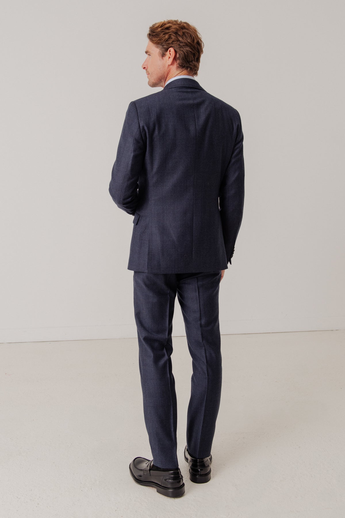Lochness Prince of Wales suit in virgin wool