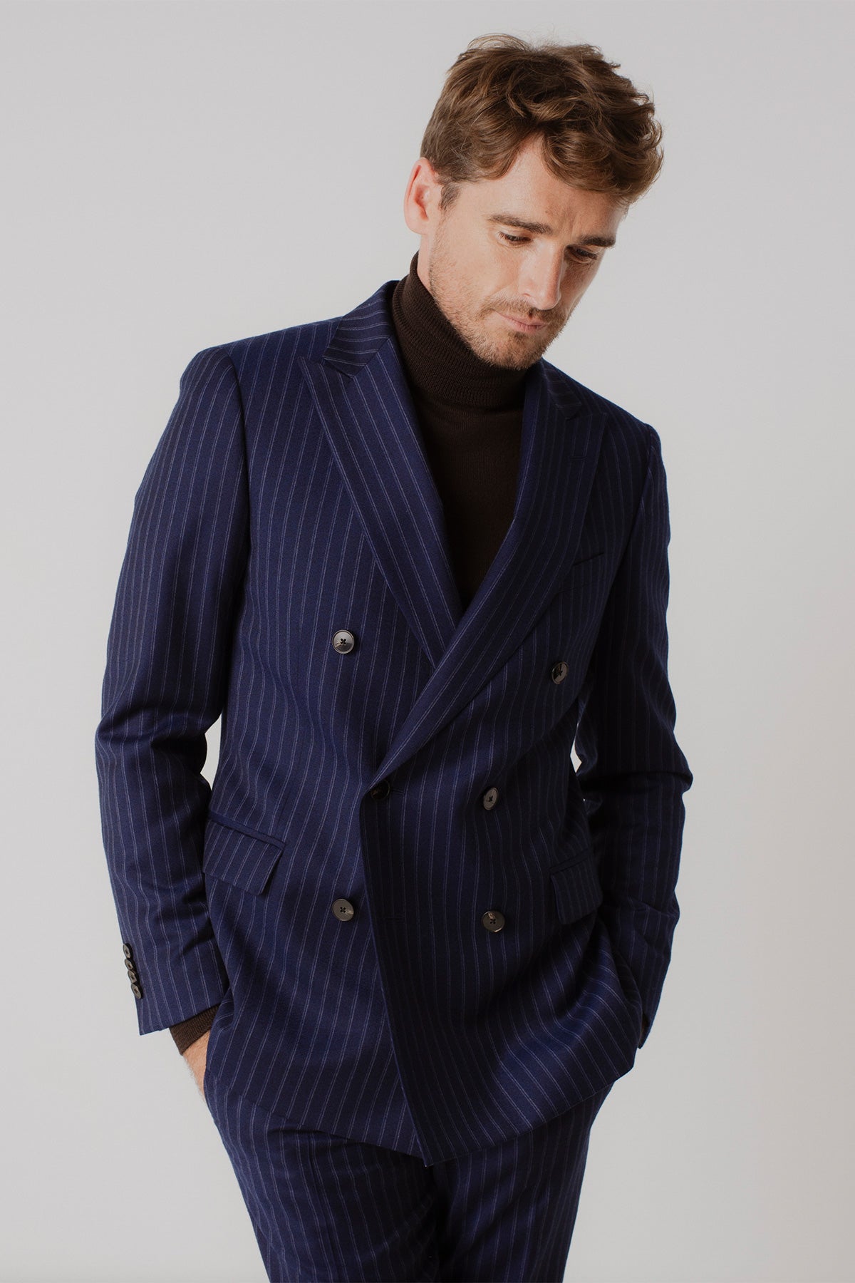 Costume croisé Middleton en laine vierge
