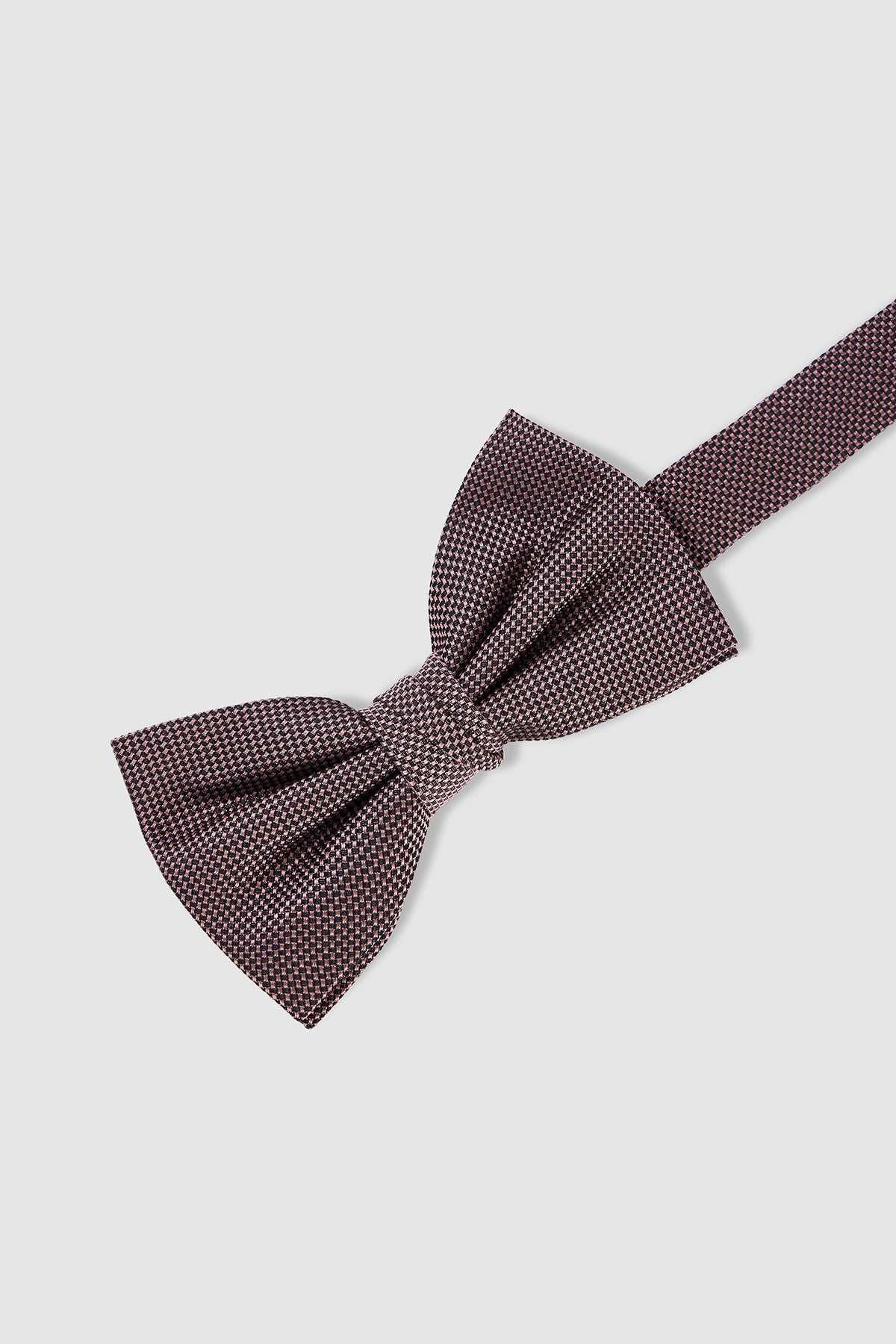 Noeud Papillon bordeaux clair pique