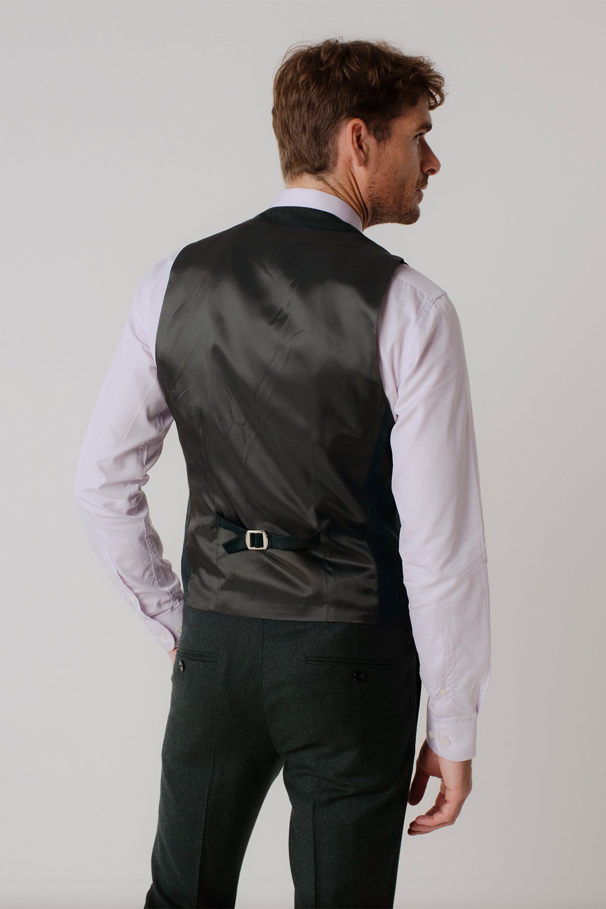 Gilet de costume Shire en laine vierge
