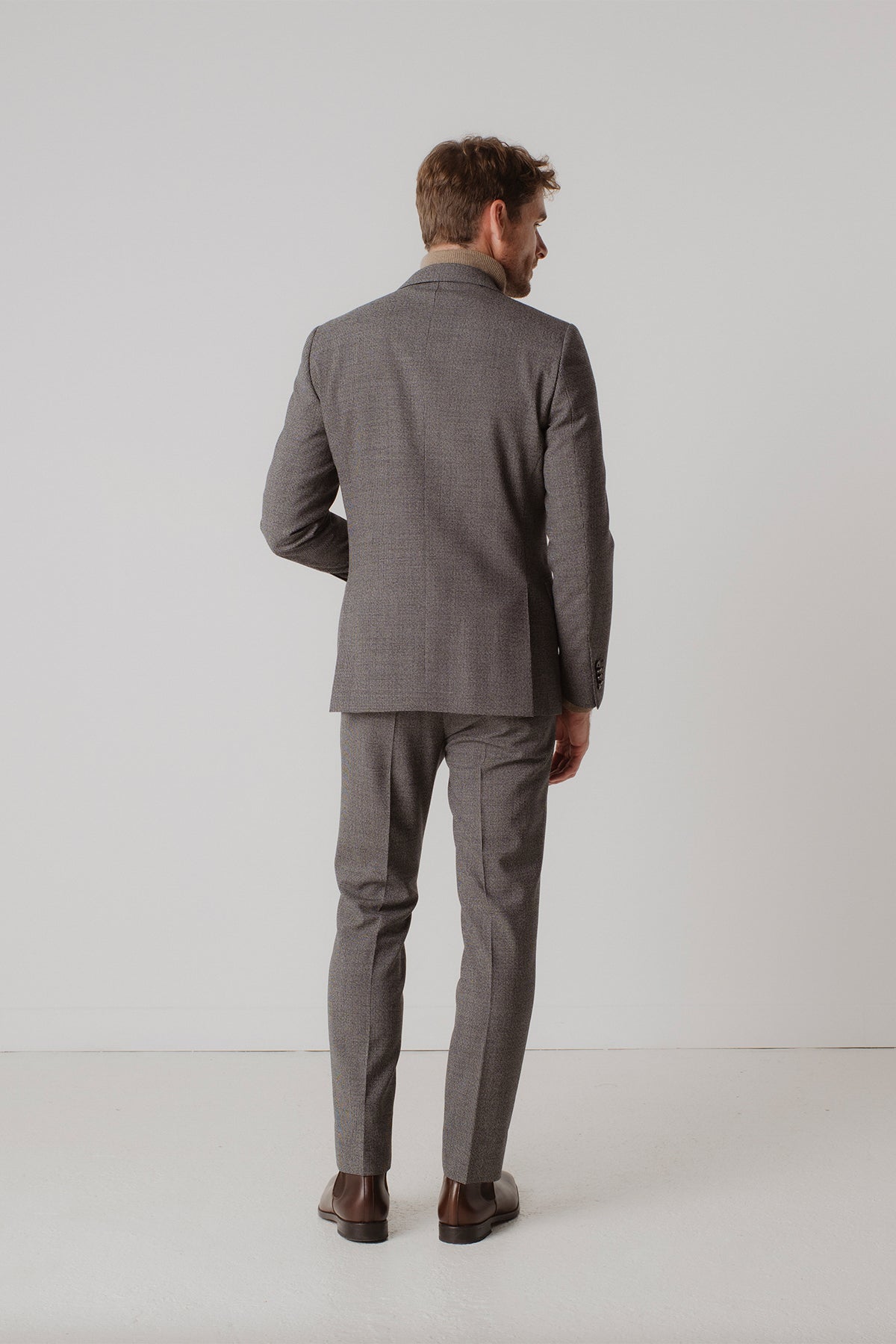 Costume croisé Watson en laine vierge