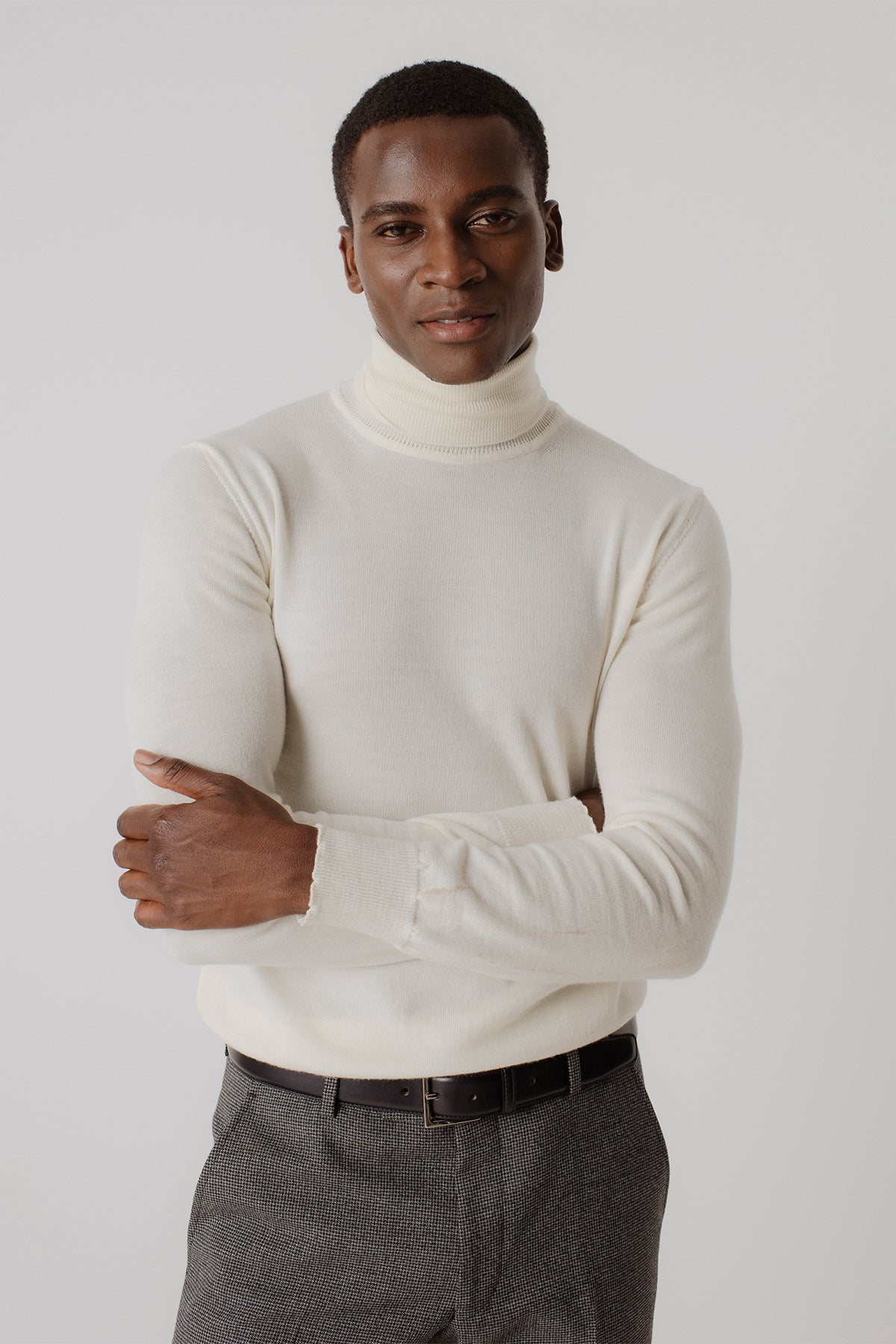 Pull col roulé Briac Taormina en laine