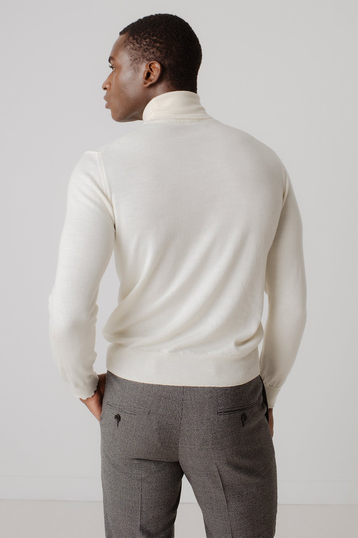 Pull col roulé Briac Taormina en laine