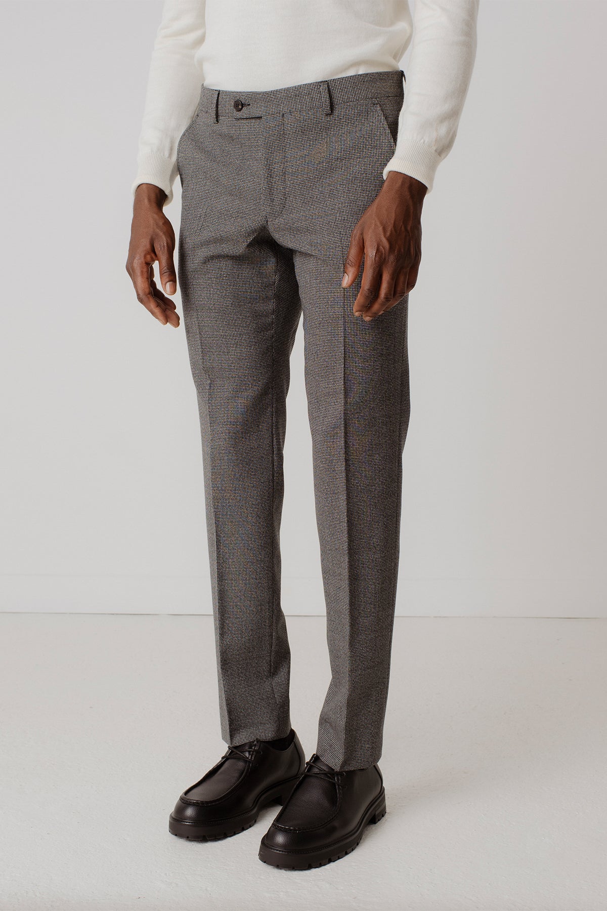 Costume Watson pied-de-poule en laine vierge