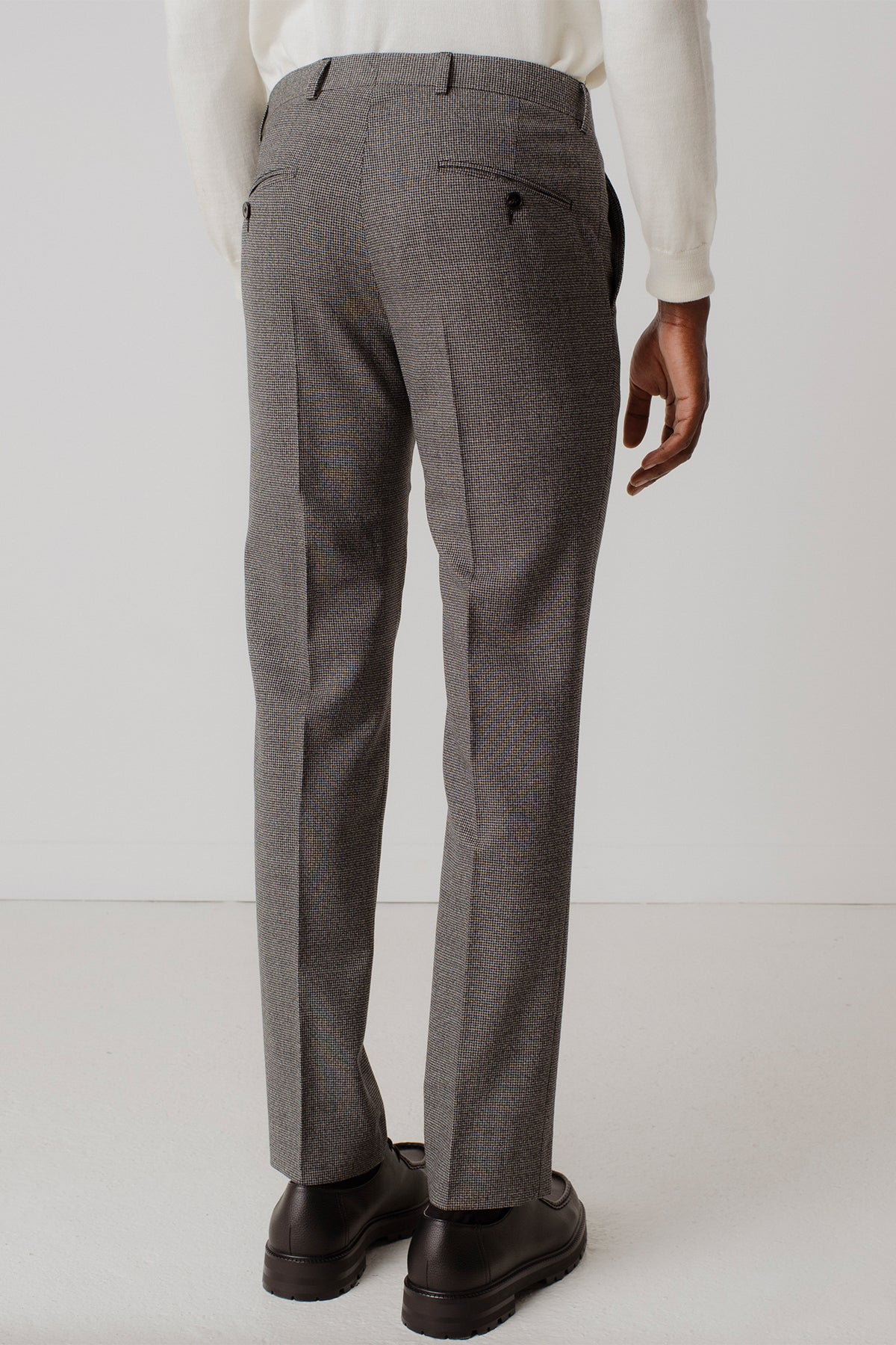 Costume Watson pied-de-poule en laine vierge