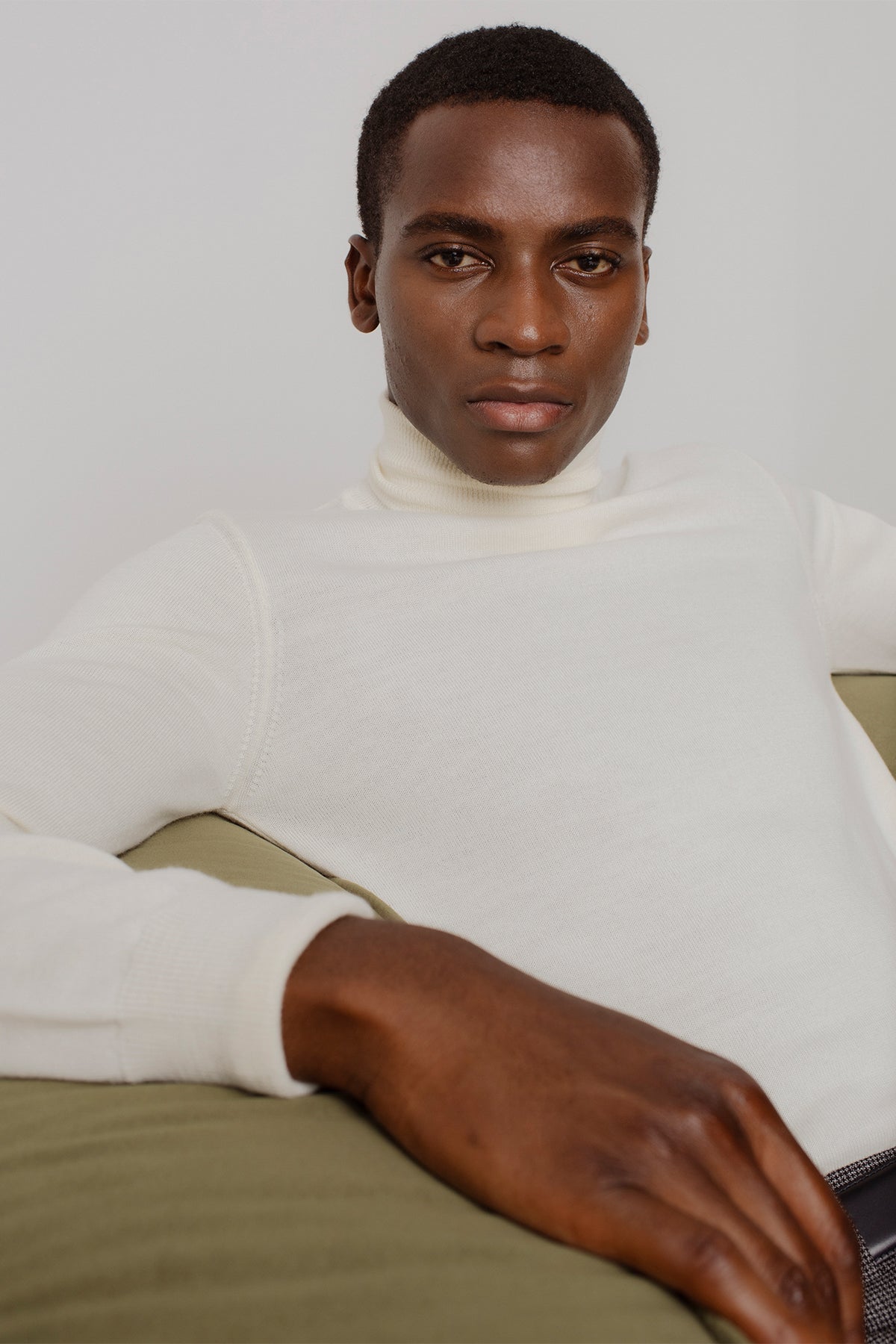 Pull col roulé Briac Taormina en laine