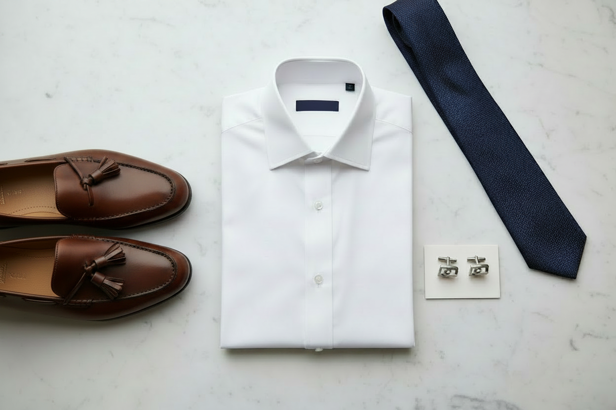 accessoires pour un costume de mariage