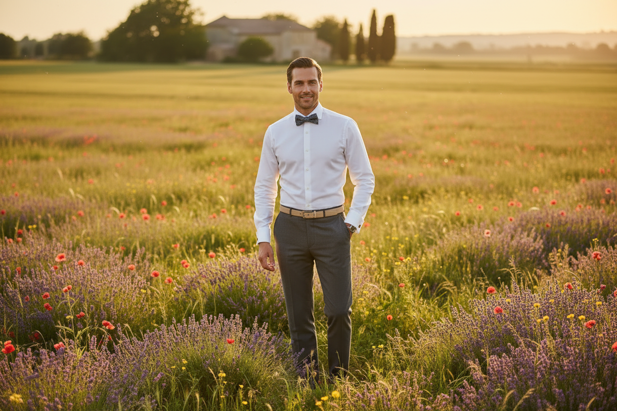 chemise blanc homme