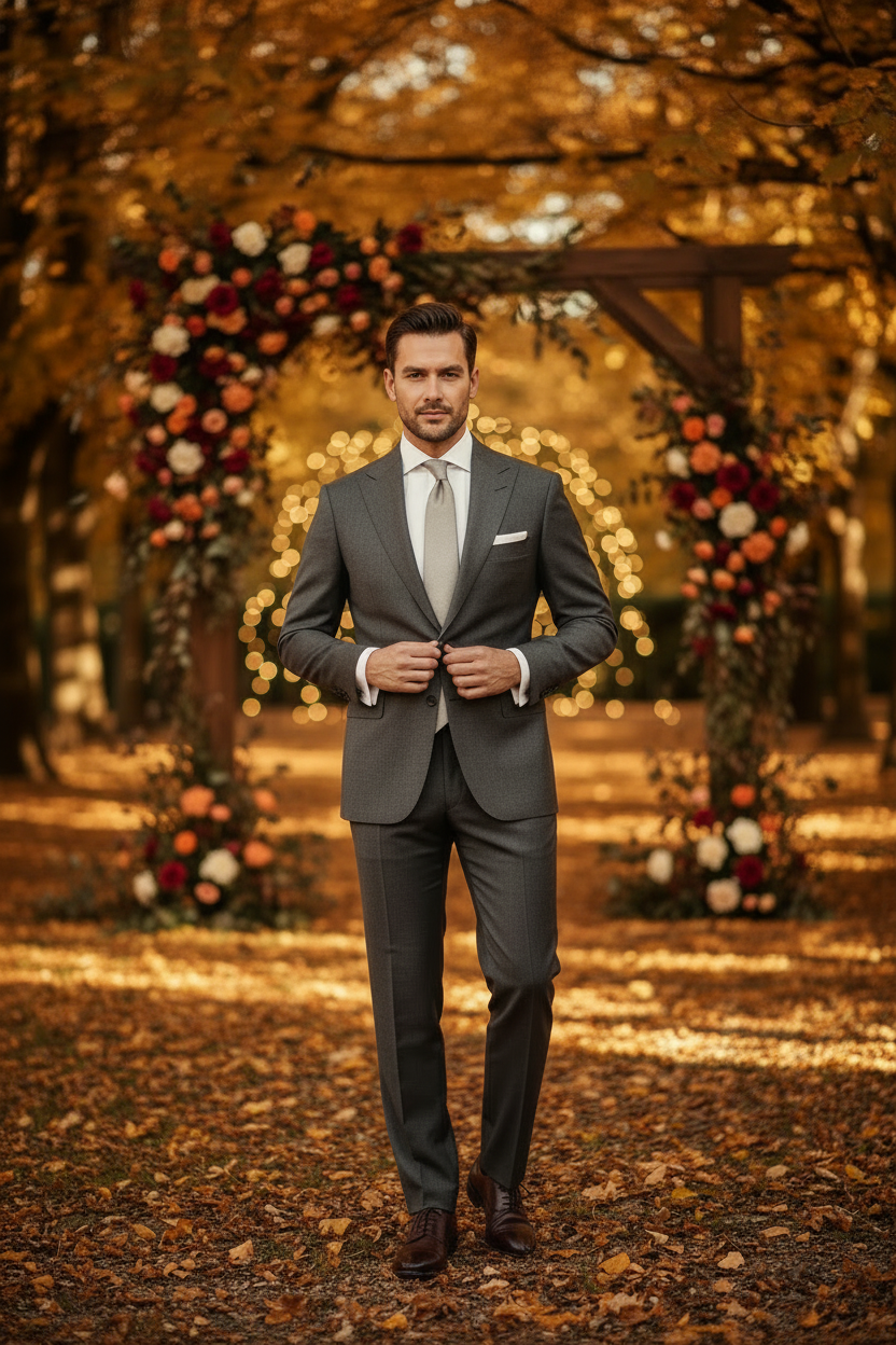 costume de mariage homme automne