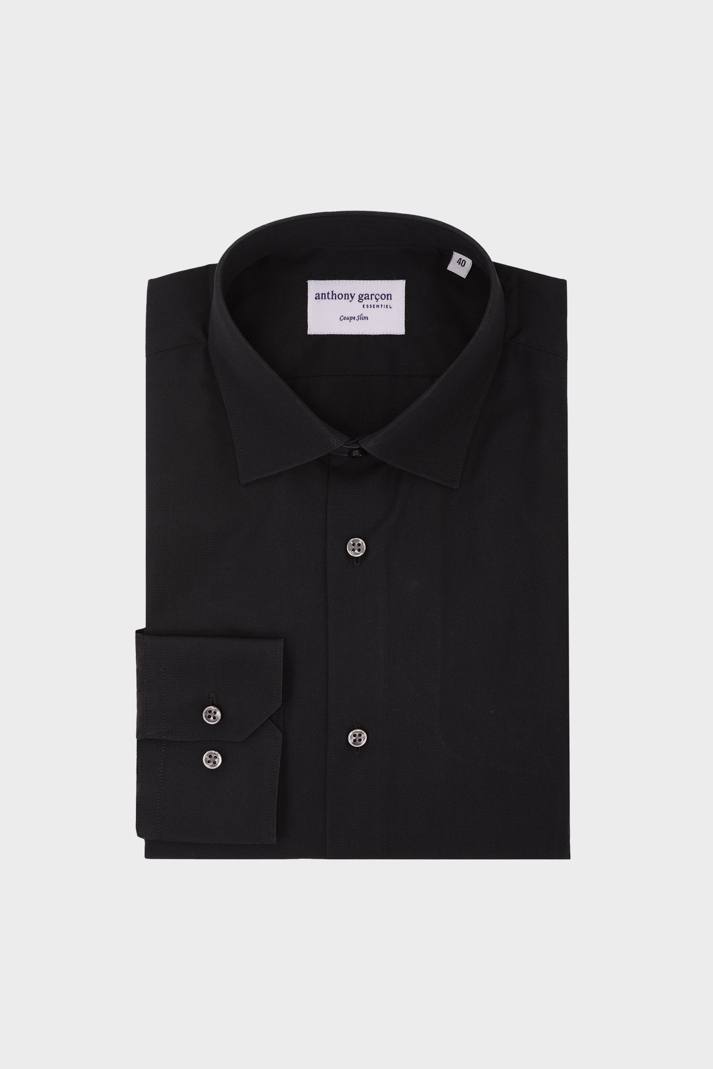 Chemise Regular Gino Noire