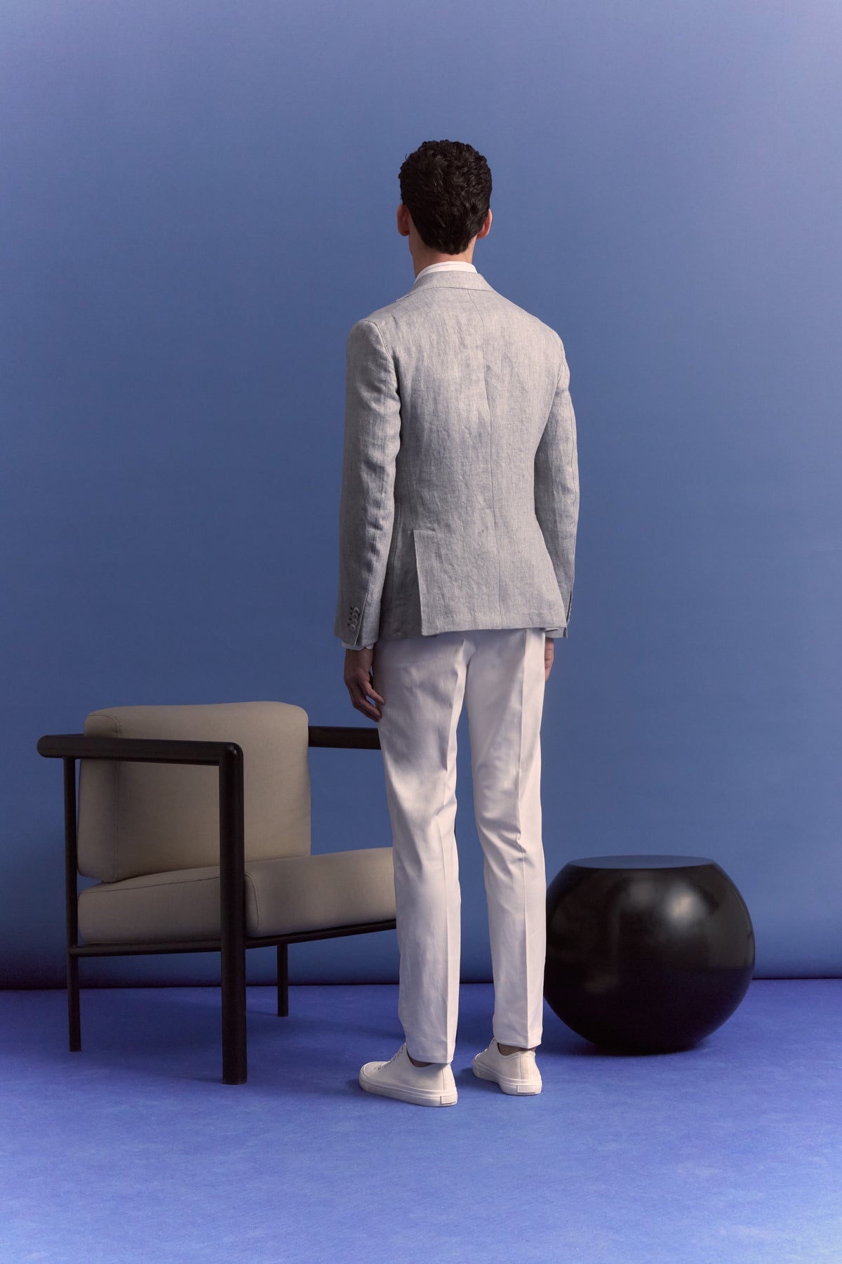 Veste Flying Grise en lin