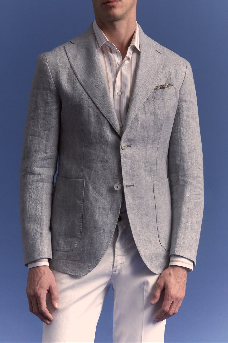 Veste Flying Grise en lin