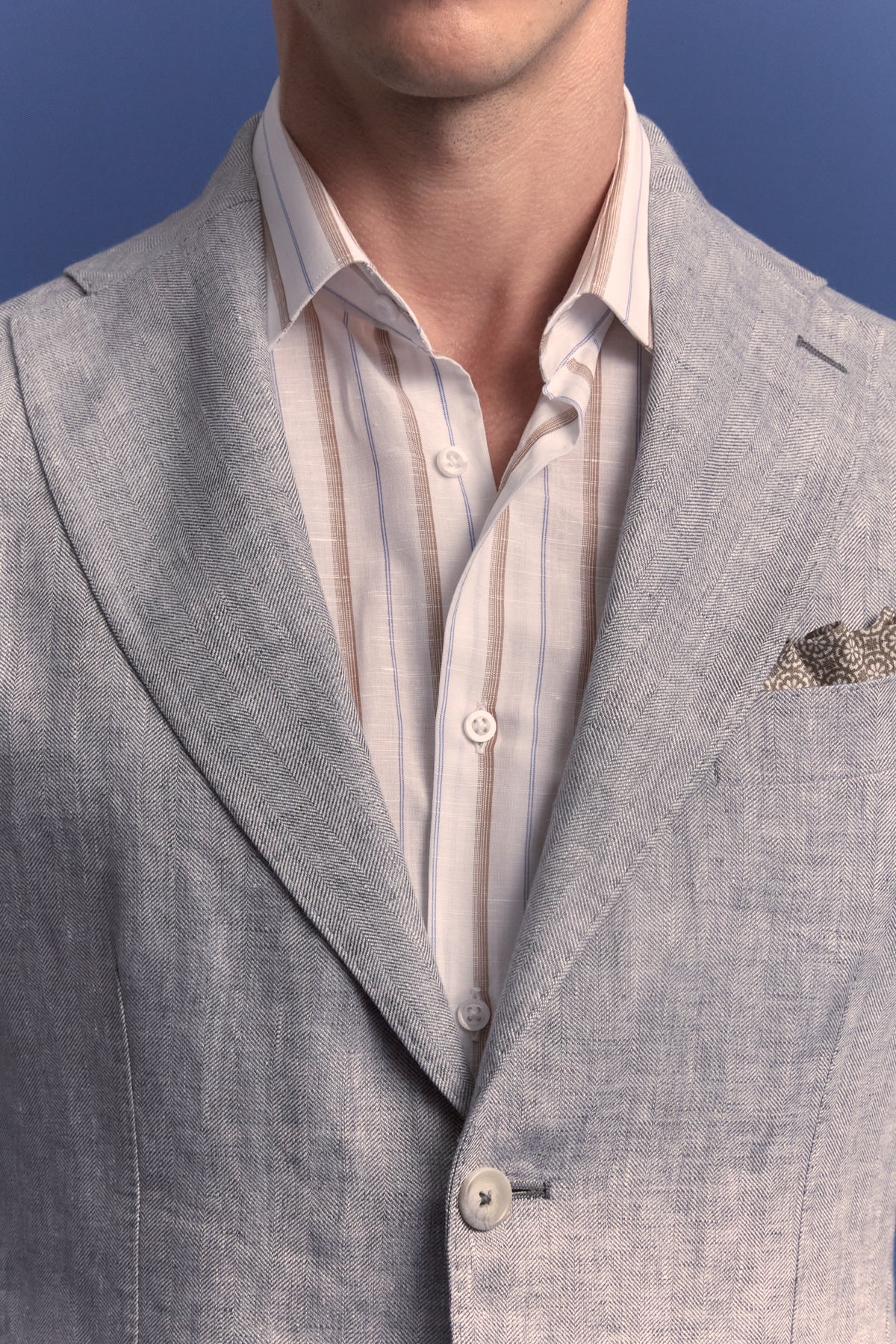 Veste Flying Grise en lin